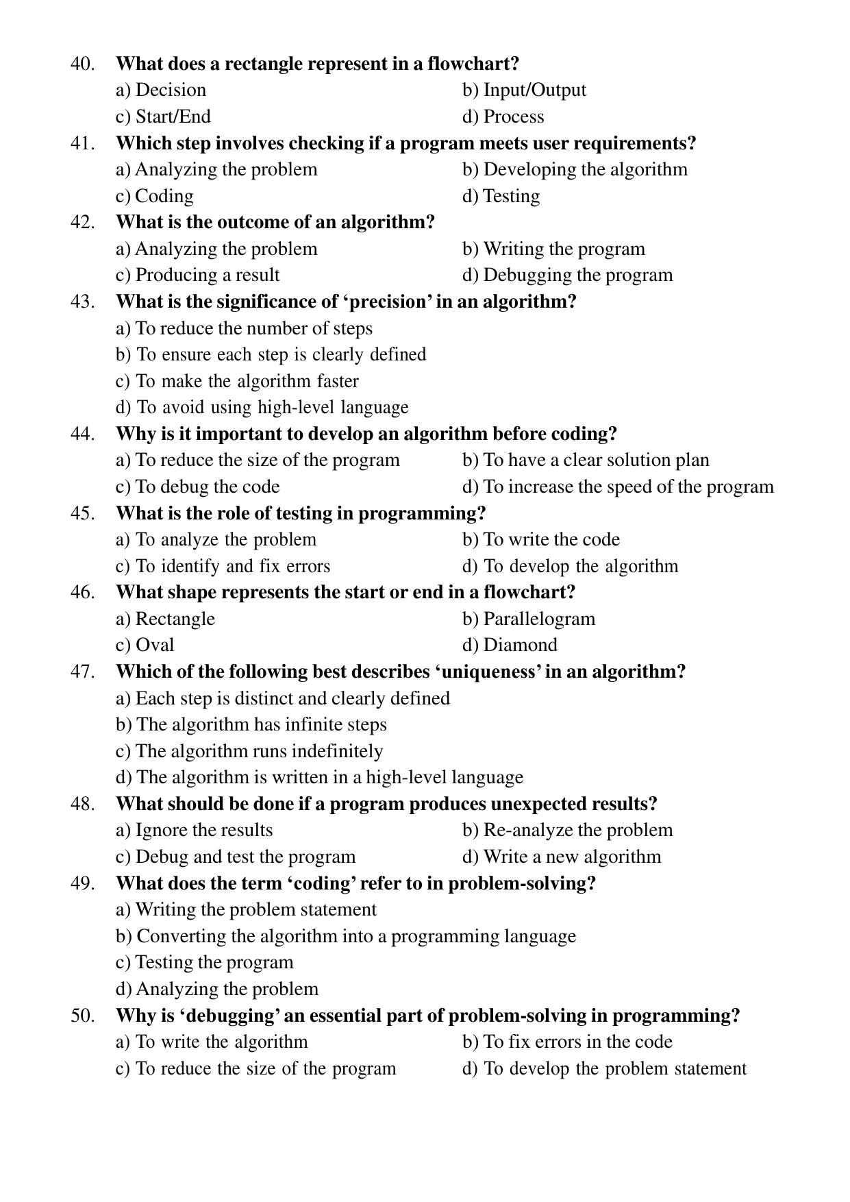 Karnataka 1st PUC Question Bank 2025 Comp Science (English Medium) - Page 37