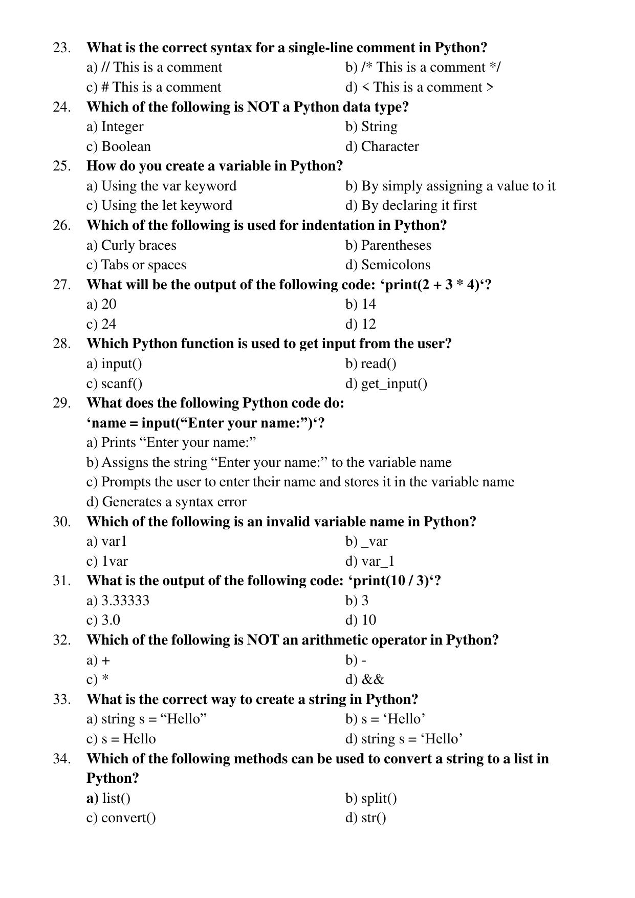 Karnataka 1st PUC Question Bank 2025 Comp Science (English Medium) - Page 44