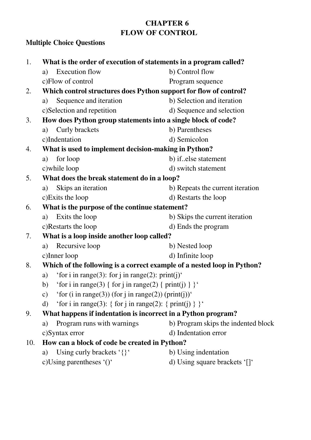 Karnataka 1st PUC Question Bank 2025 Comp Science (English Medium) - Page 52