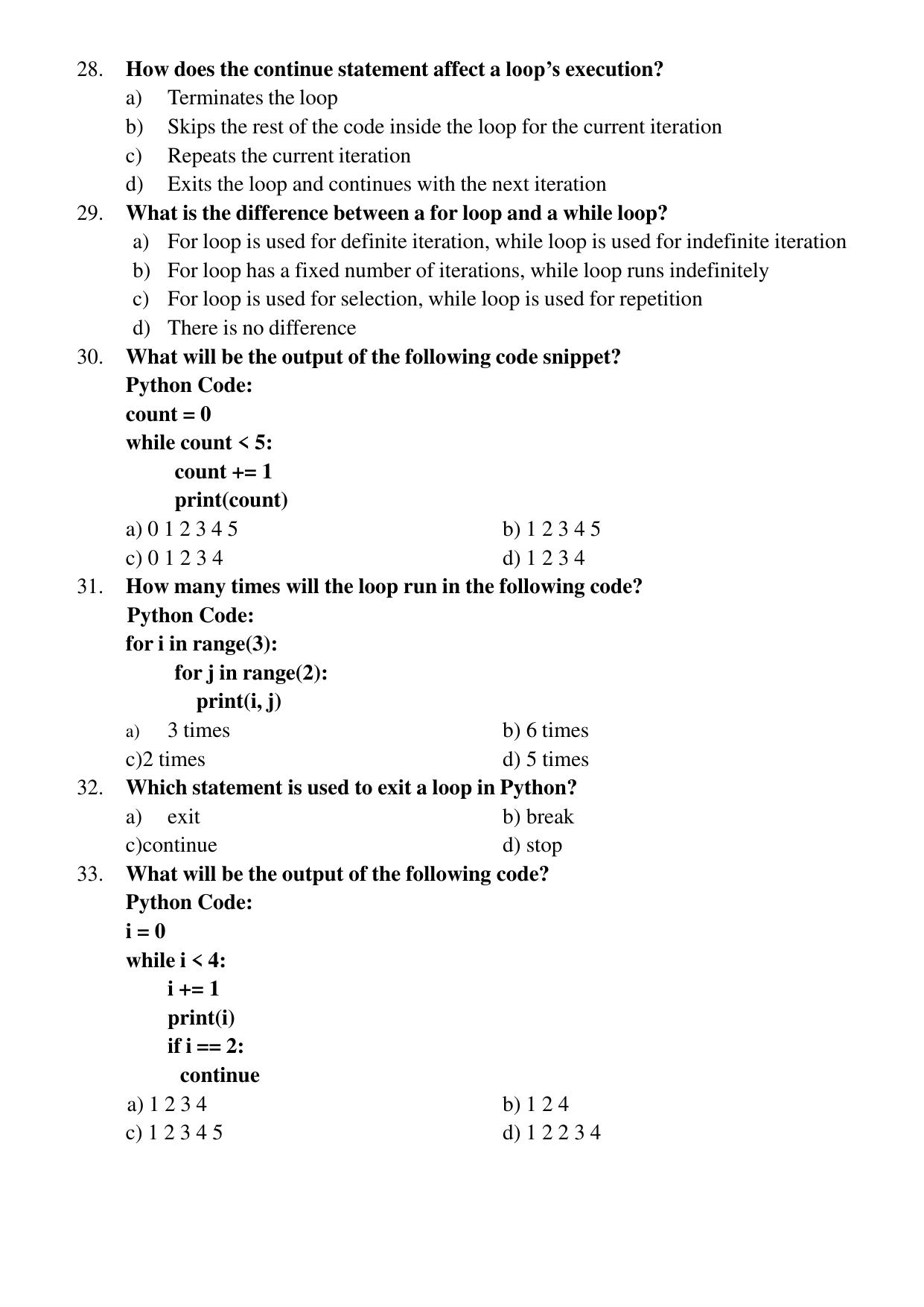 Karnataka 1st PUC Question Bank 2025 Comp Science (English Medium) - Page 56