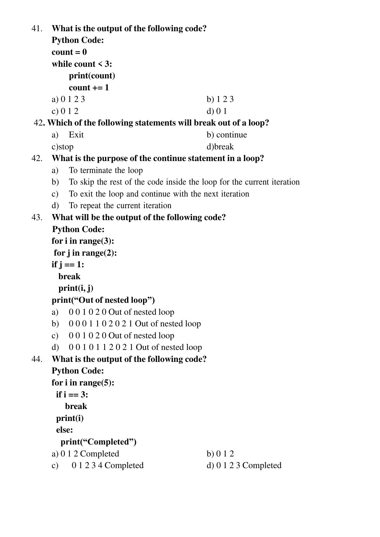 Karnataka 1st PUC Question Bank 2025 Comp Science (English Medium) - Page 58