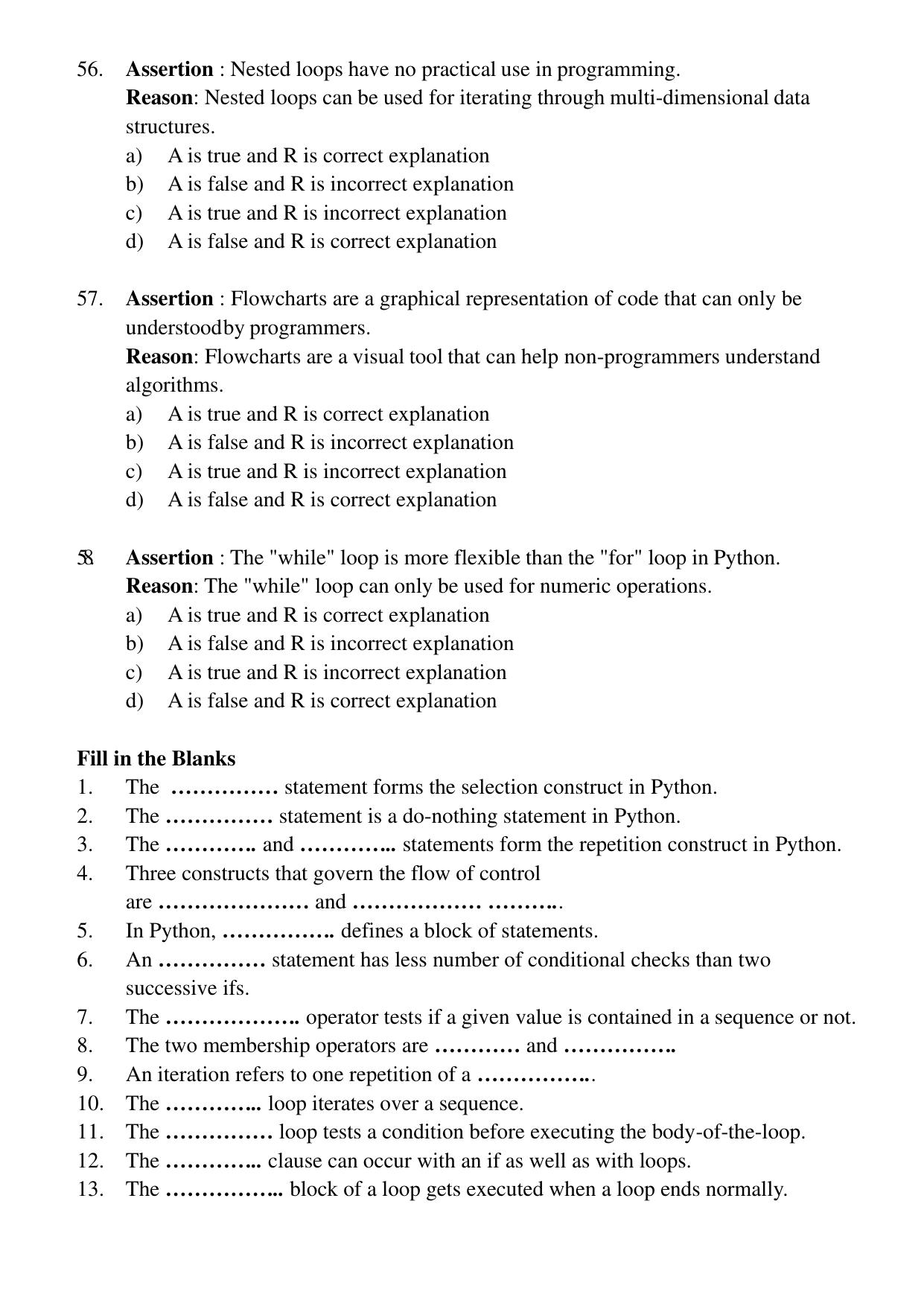 Karnataka 1st PUC Question Bank 2025 Comp Science (English Medium) - Page 61