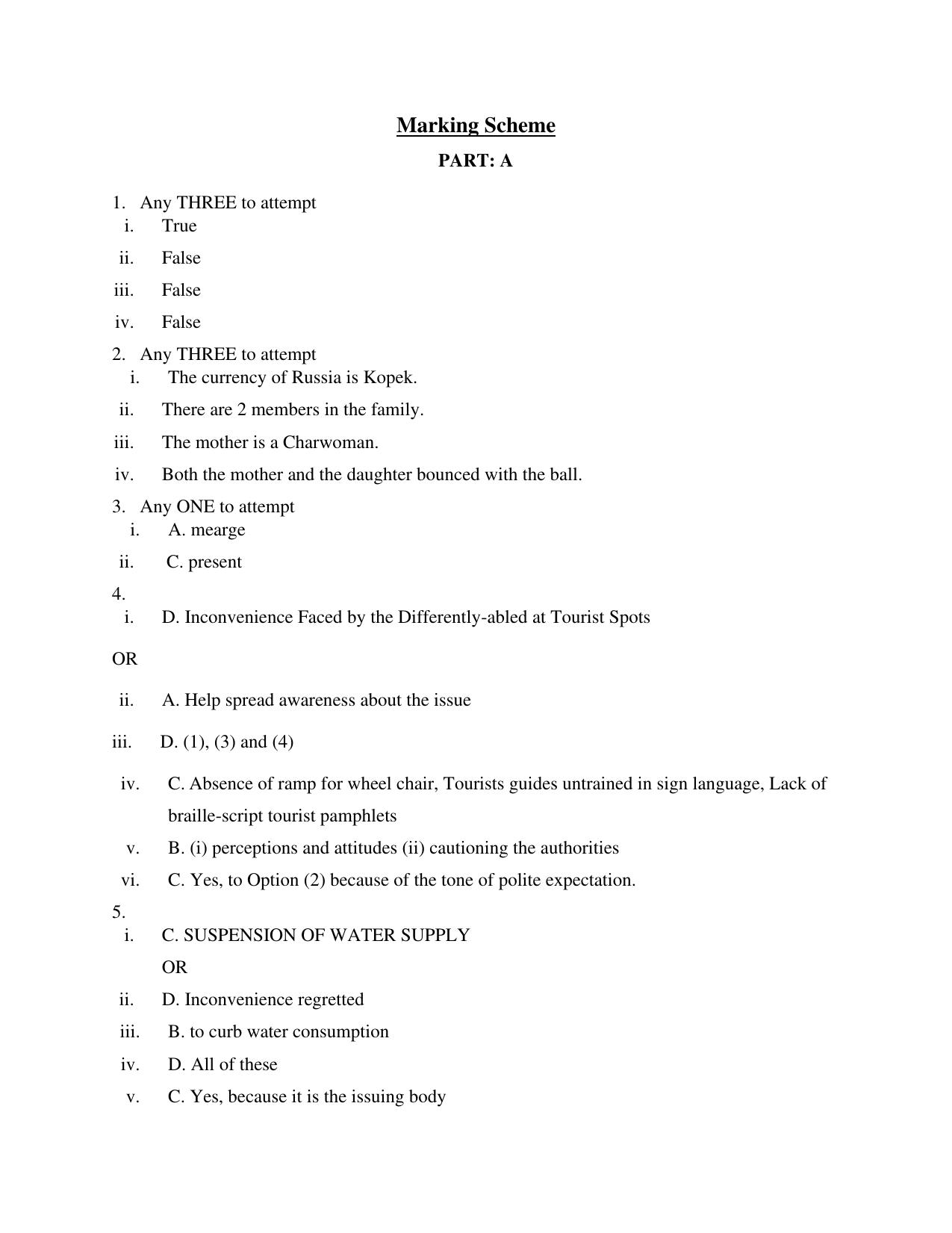NIOS Class 10 English (202) Sample Paper - Page 16