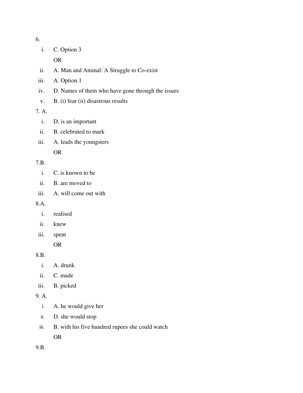 NIOS Class 10 English (202) Sample Paper - Page 17