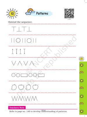 NCERT Book for Class 1 Maths :Chapter 10-Patterns