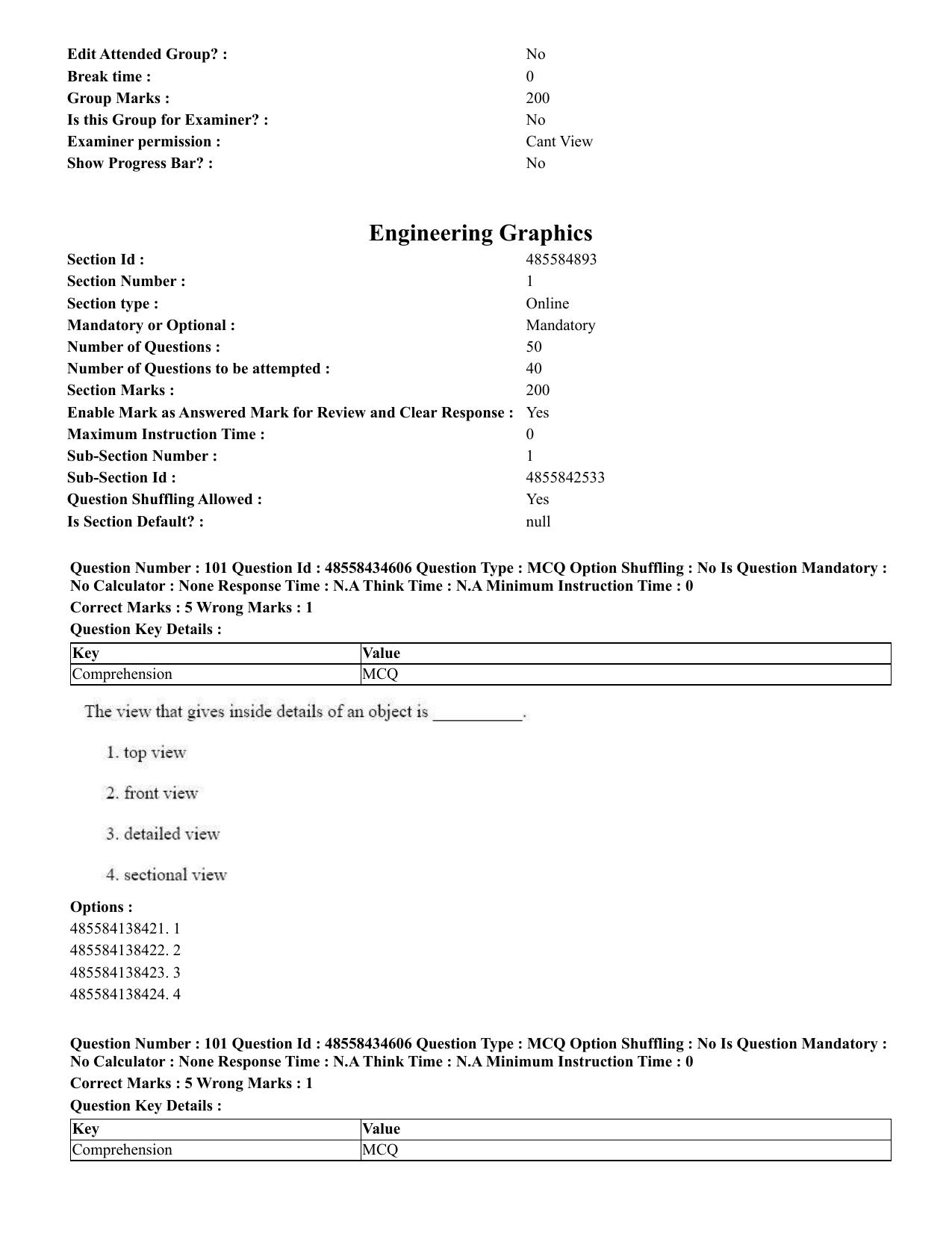 CUET 2023 English Kannada Shift 3 Question Paper - 18 June 2023 - Page 94