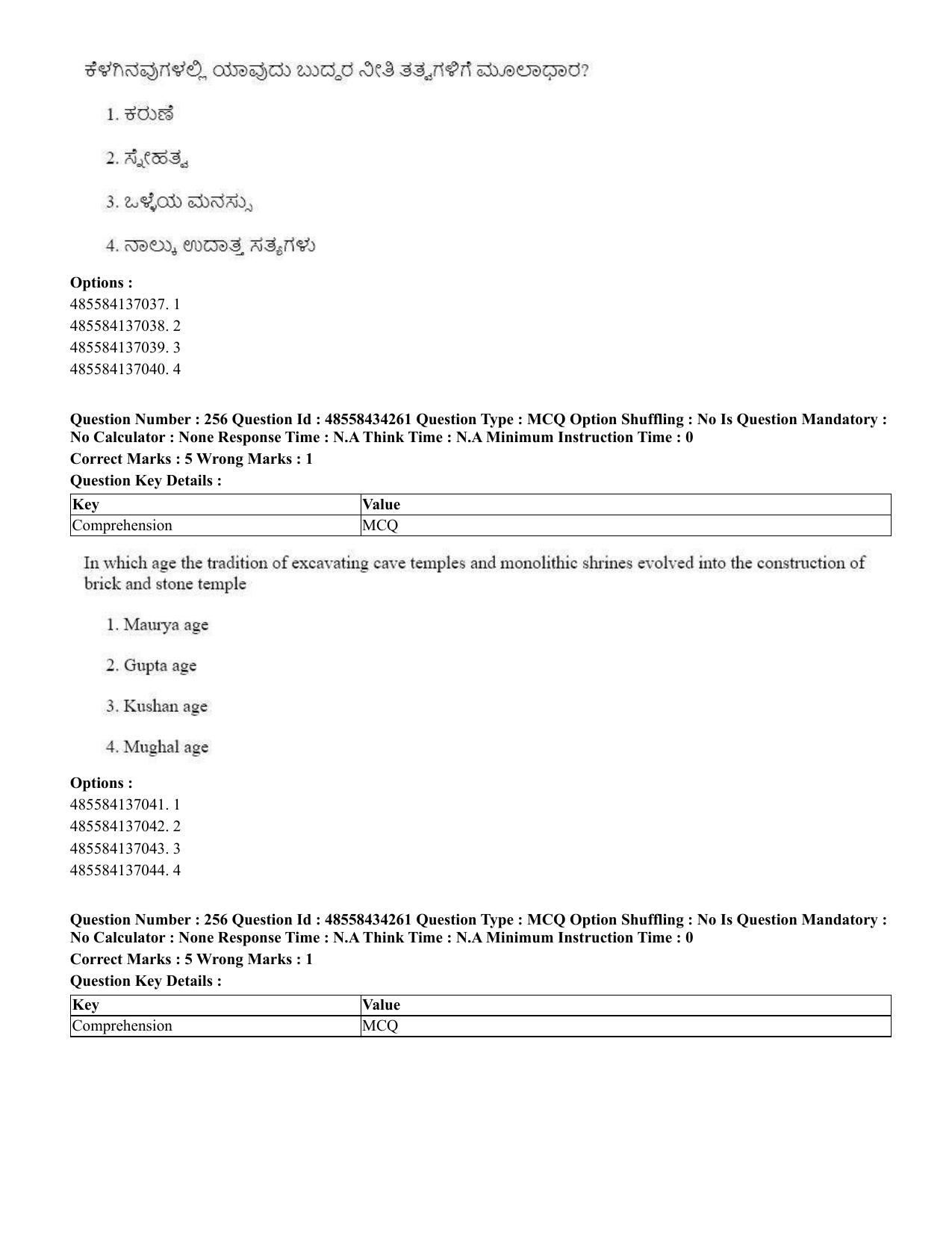 CUET 2023 English Kannada Shift 3 Question Paper - 18 June 2023 - Page 230