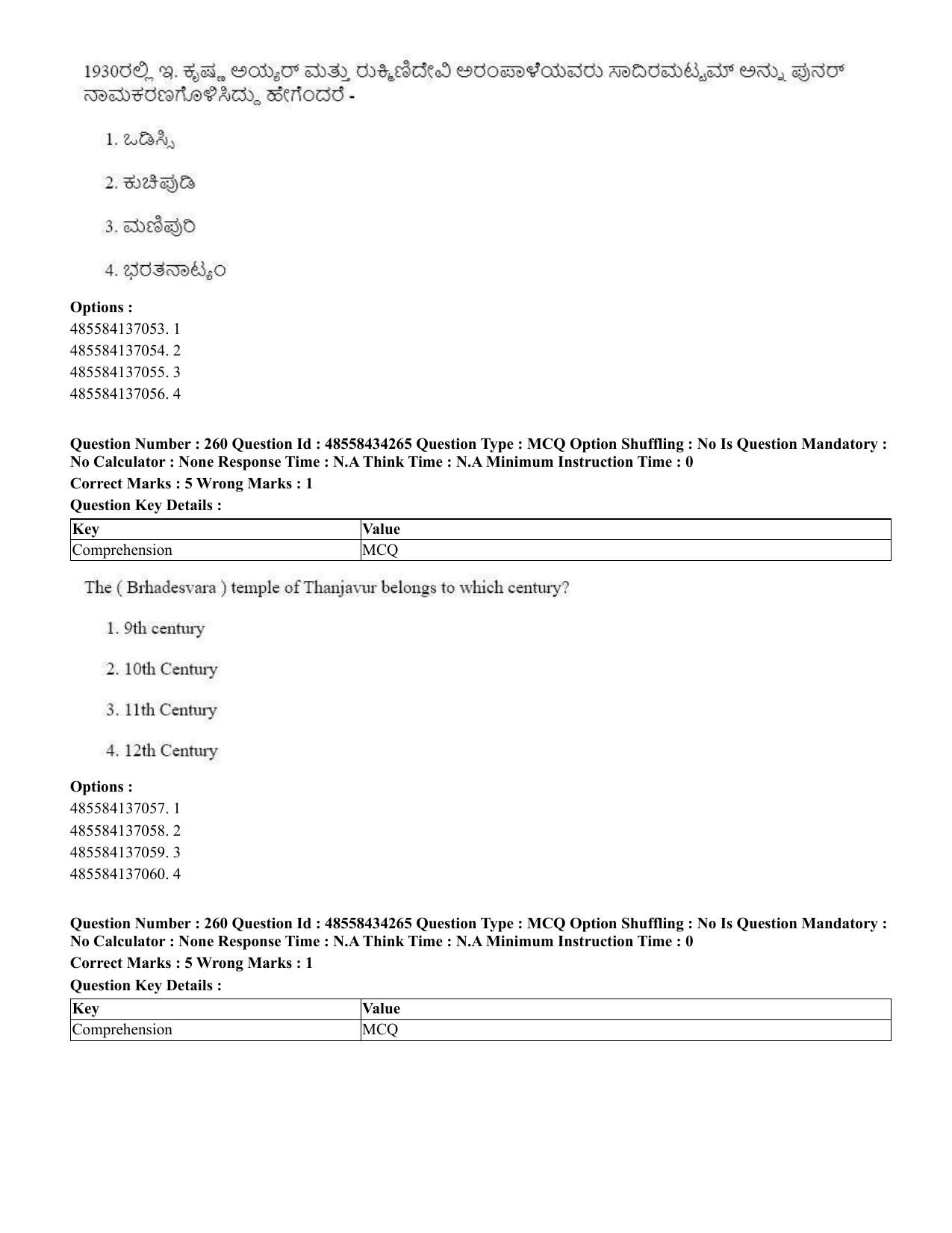 CUET 2023 English Kannada Shift 3 Question Paper - 18 June 2023 - Page 234