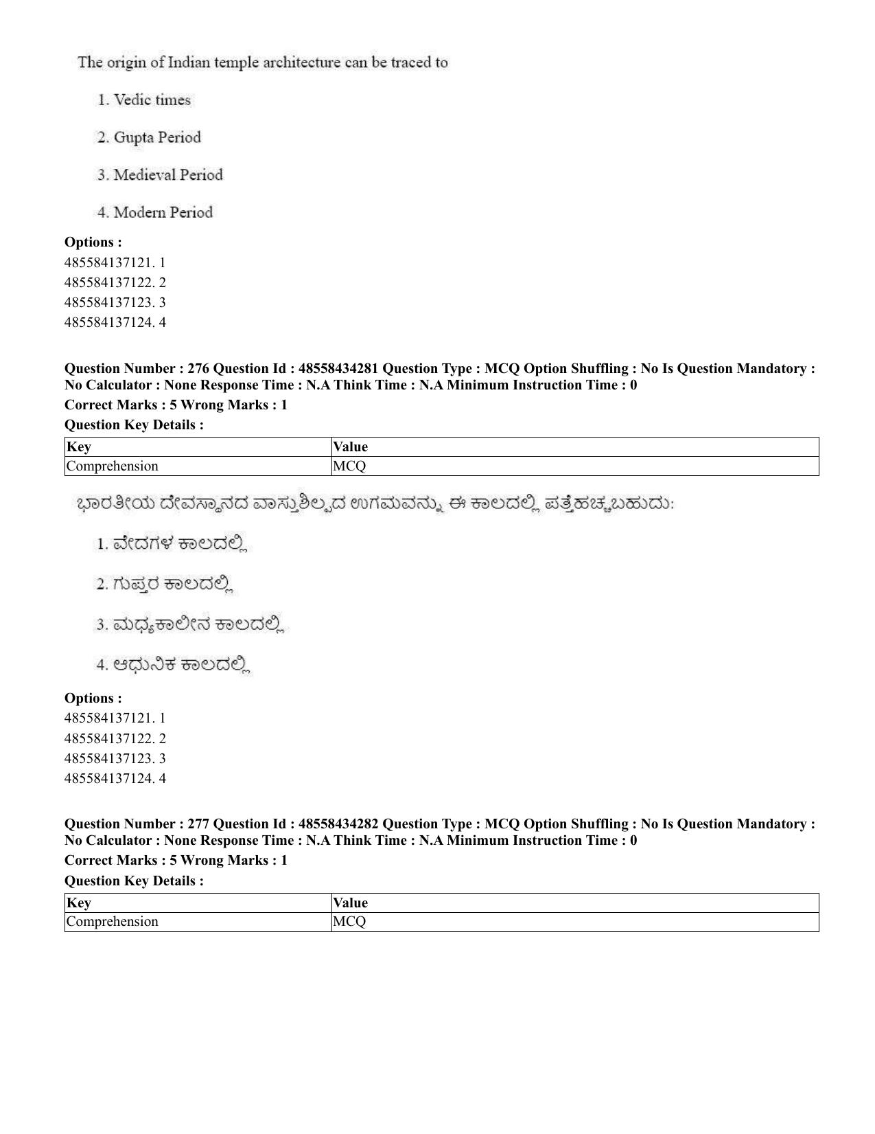 CUET 2023 English Kannada Shift 3 Question Paper - 18 June 2023 - Page 251