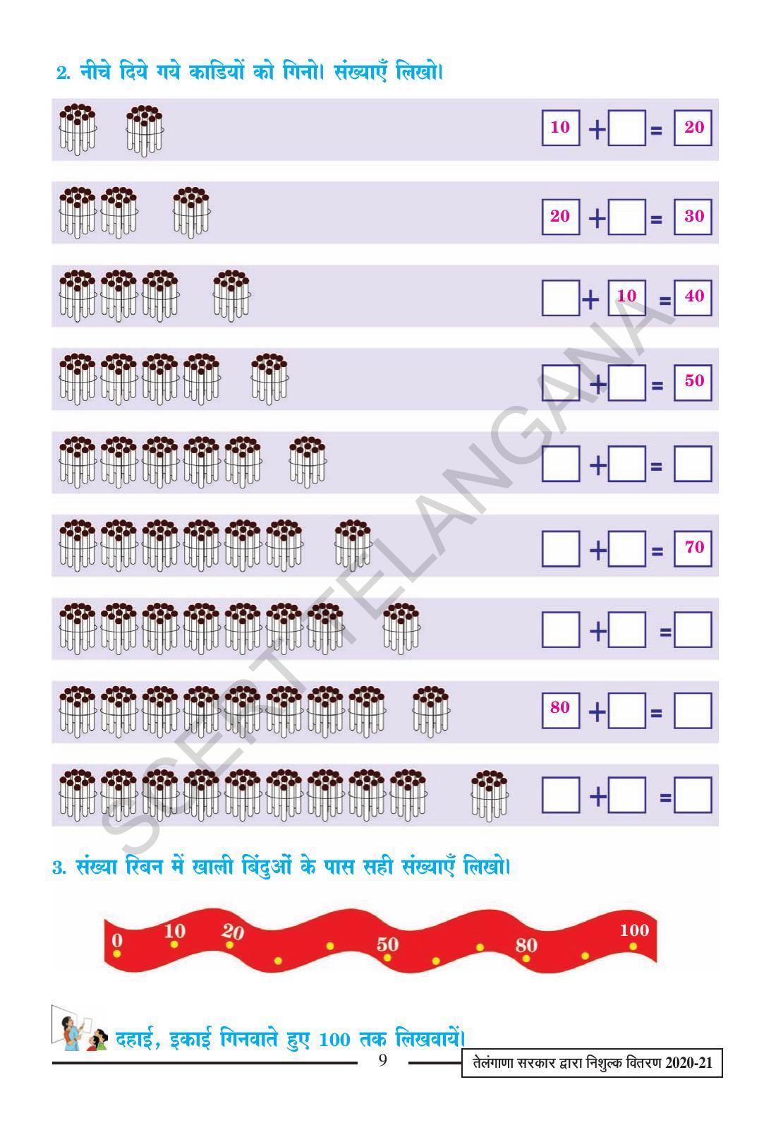 TS SCERT Class 2 Maths (Hindi Medium) Text Book - Page 21