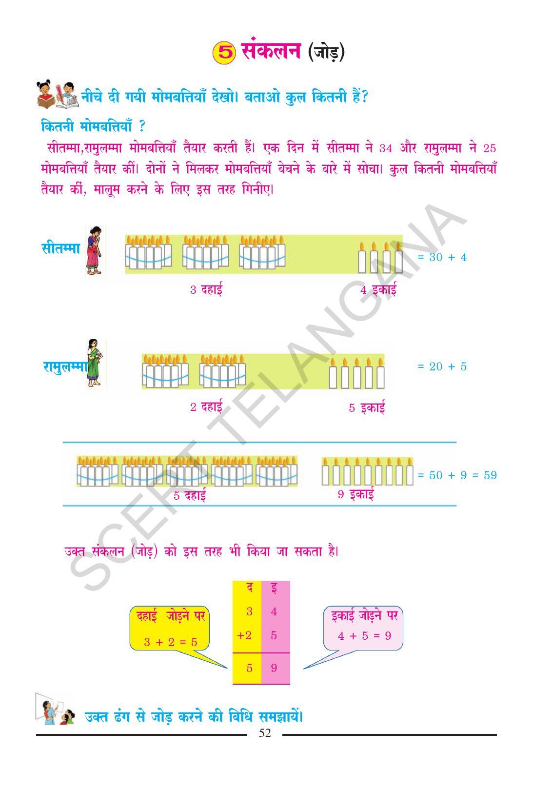 TS SCERT Class 2 Maths (Hindi Medium) Text Book - Page 64