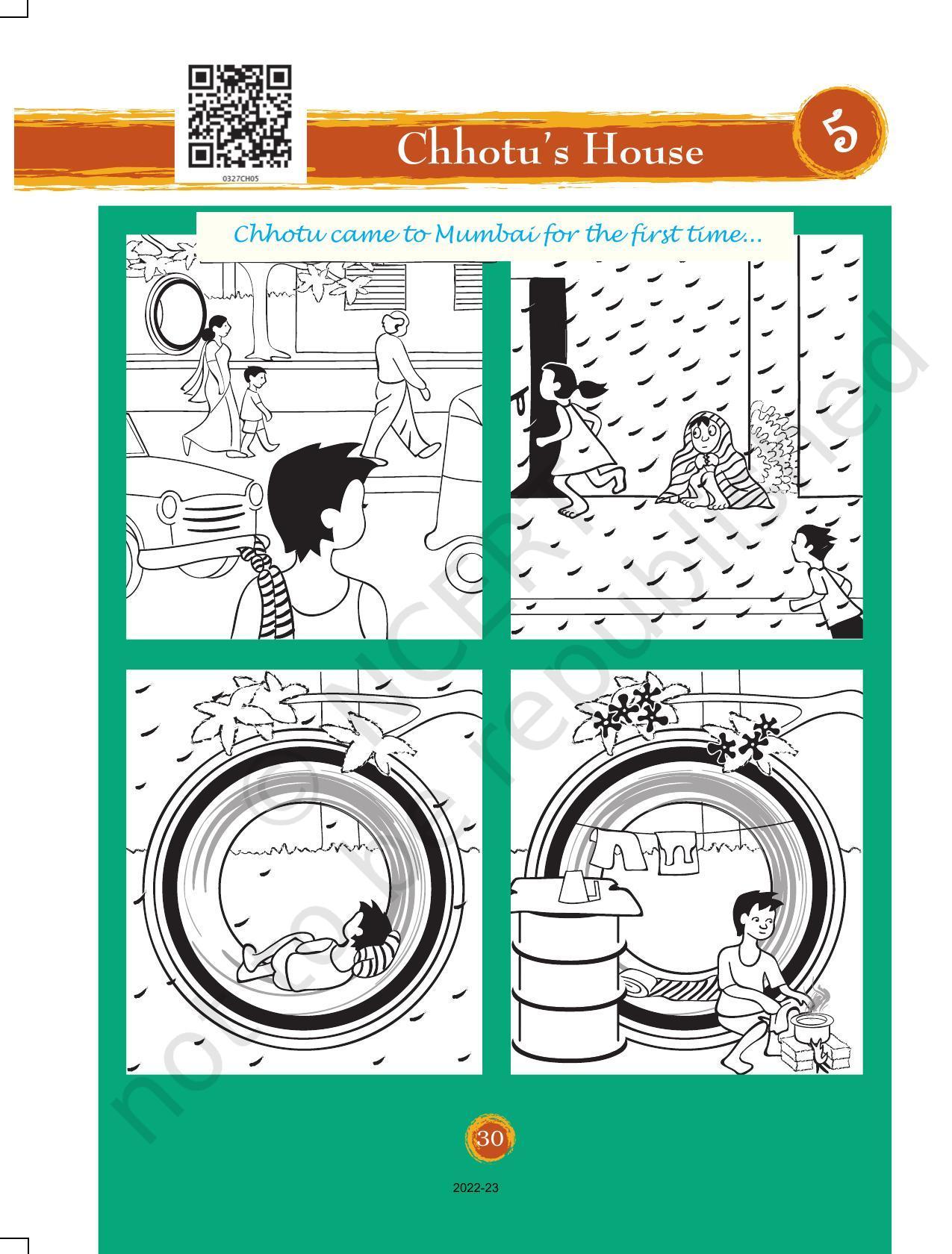 NCERT Book for Class 3 EVS Chapter 5-Chhotu’s House - Page 1