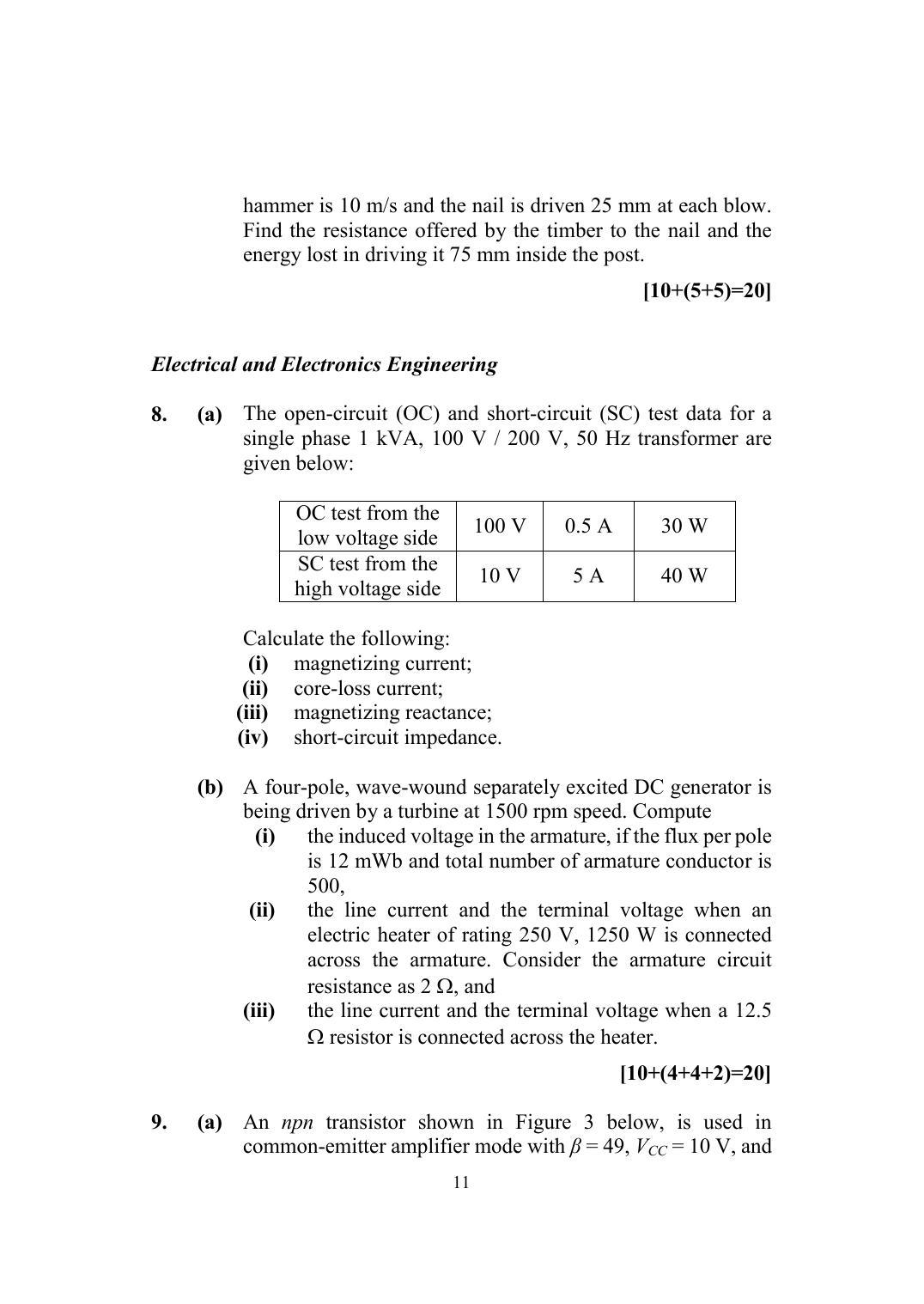 ISI Admission Test M.Tech (QROR) PQB 2018 Sample Paper - Page 11