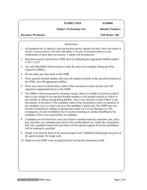 PUBDET 2017 Performing Arts Question Papers