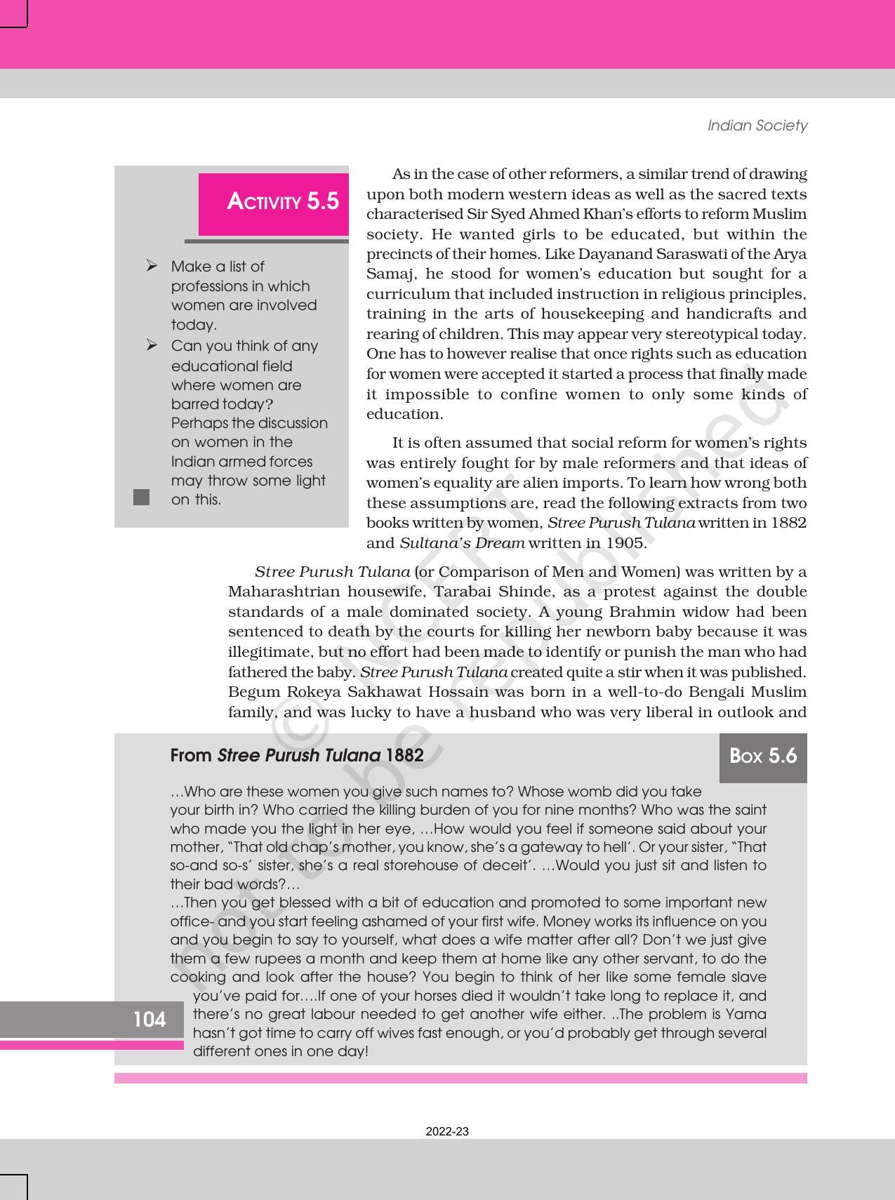 NCERT Book for Class 12 Sociology (Indian Society) Chapter 5 Patterns of Social Inequality and Exclusion - Page 24