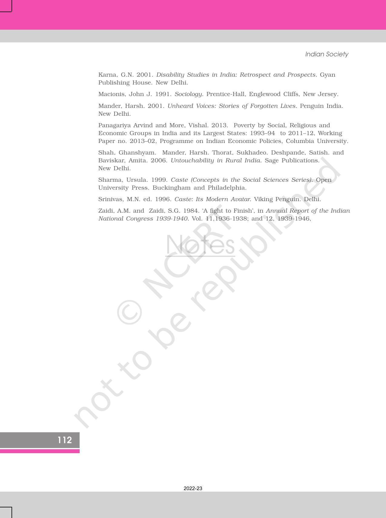 NCERT Book for Class 12 Sociology (Indian Society) Chapter 5 Patterns of Social Inequality and Exclusion - Page 32
