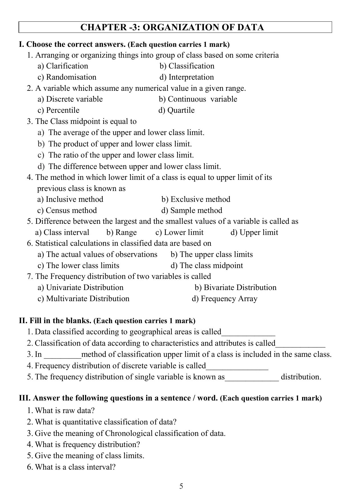 Karnataka 1st PUC Question Bank 2025 - Economics English - Page 7