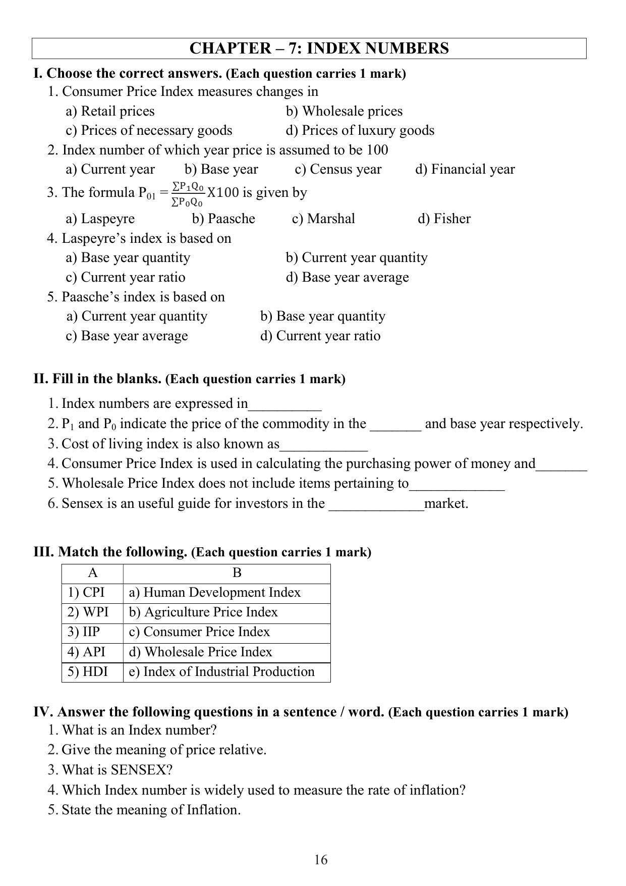 Karnataka 1st PUC Question Bank 2025 - Economics English - Page 18