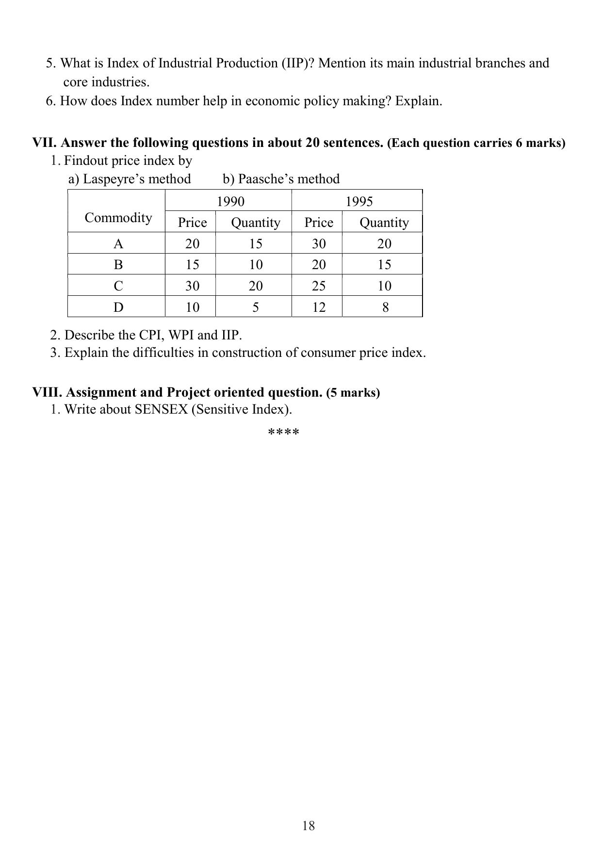 Karnataka 1st PUC Question Bank 2025 - Economics English - Page 20