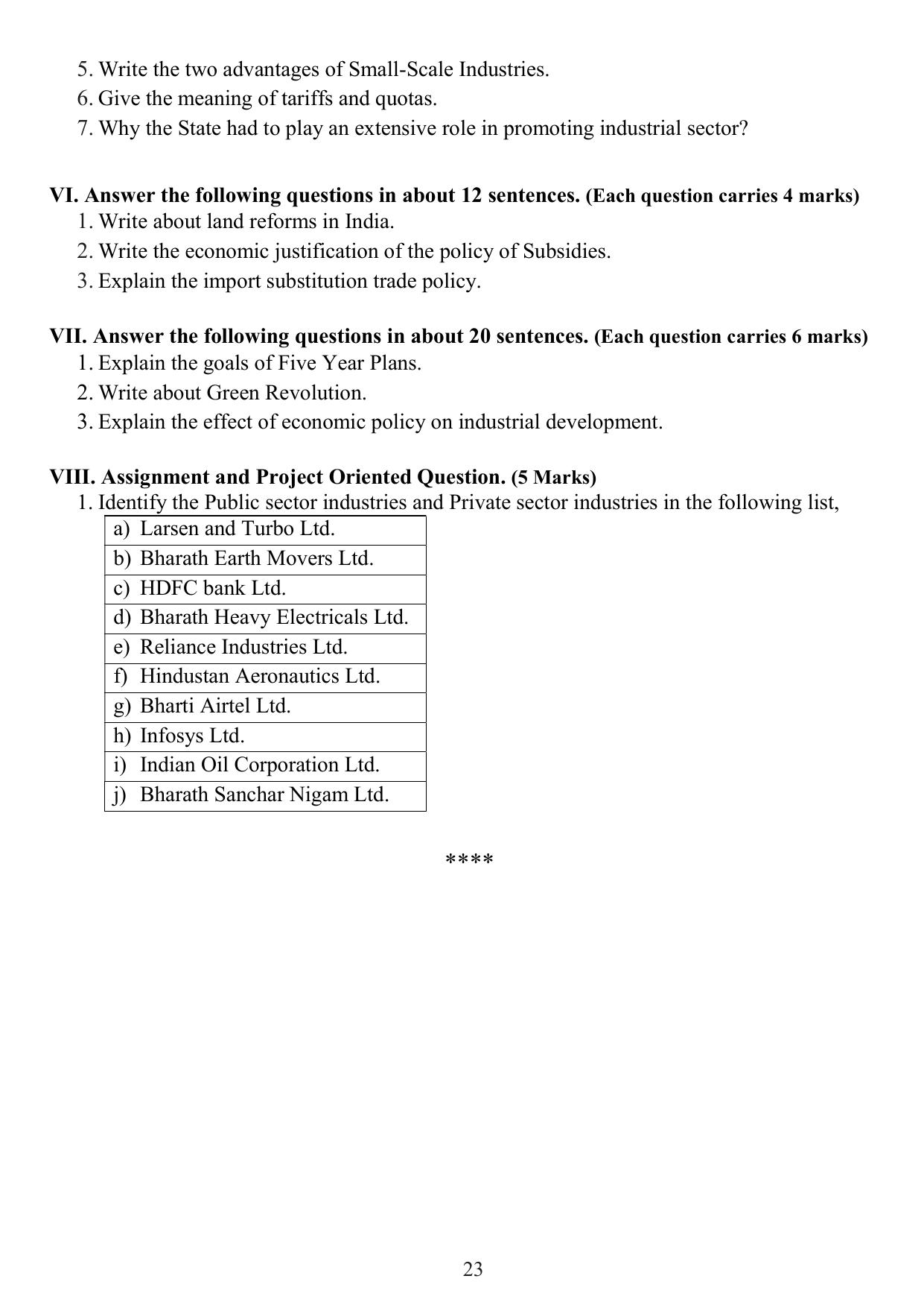 Karnataka 1st PUC Question Bank 2025 - Economics English - Page 25