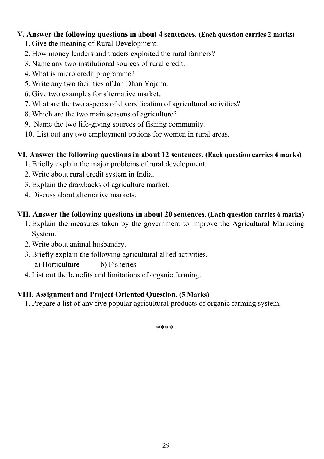Karnataka 1st PUC Question Bank 2025 - Economics English - Page 31