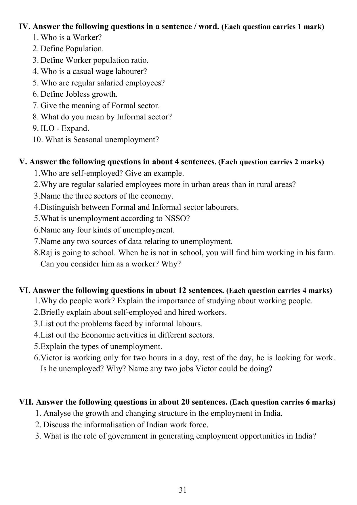 Karnataka 1st PUC Question Bank 2025 - Economics English - Page 33