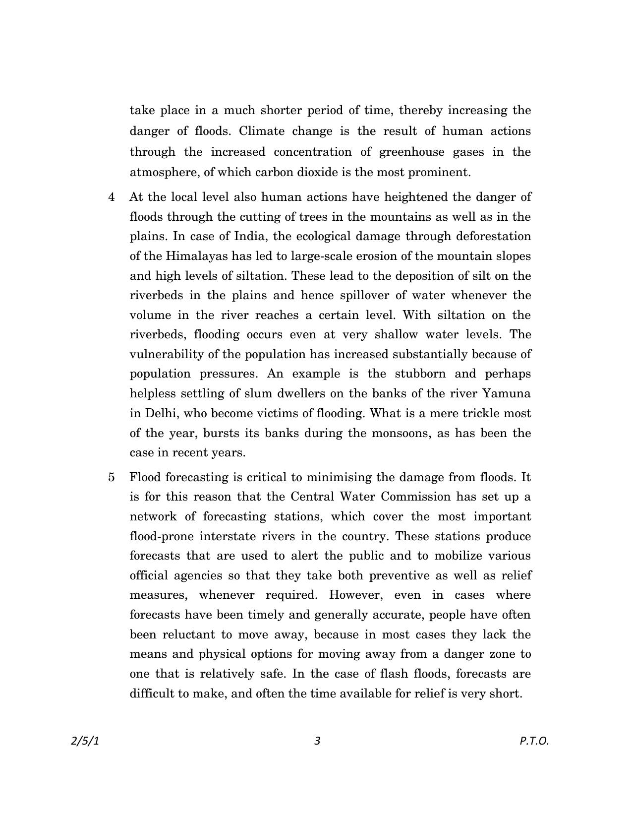 CBSE Class 10 2-5-1_English Language And Literature 2023 Question Paper - Page 3
