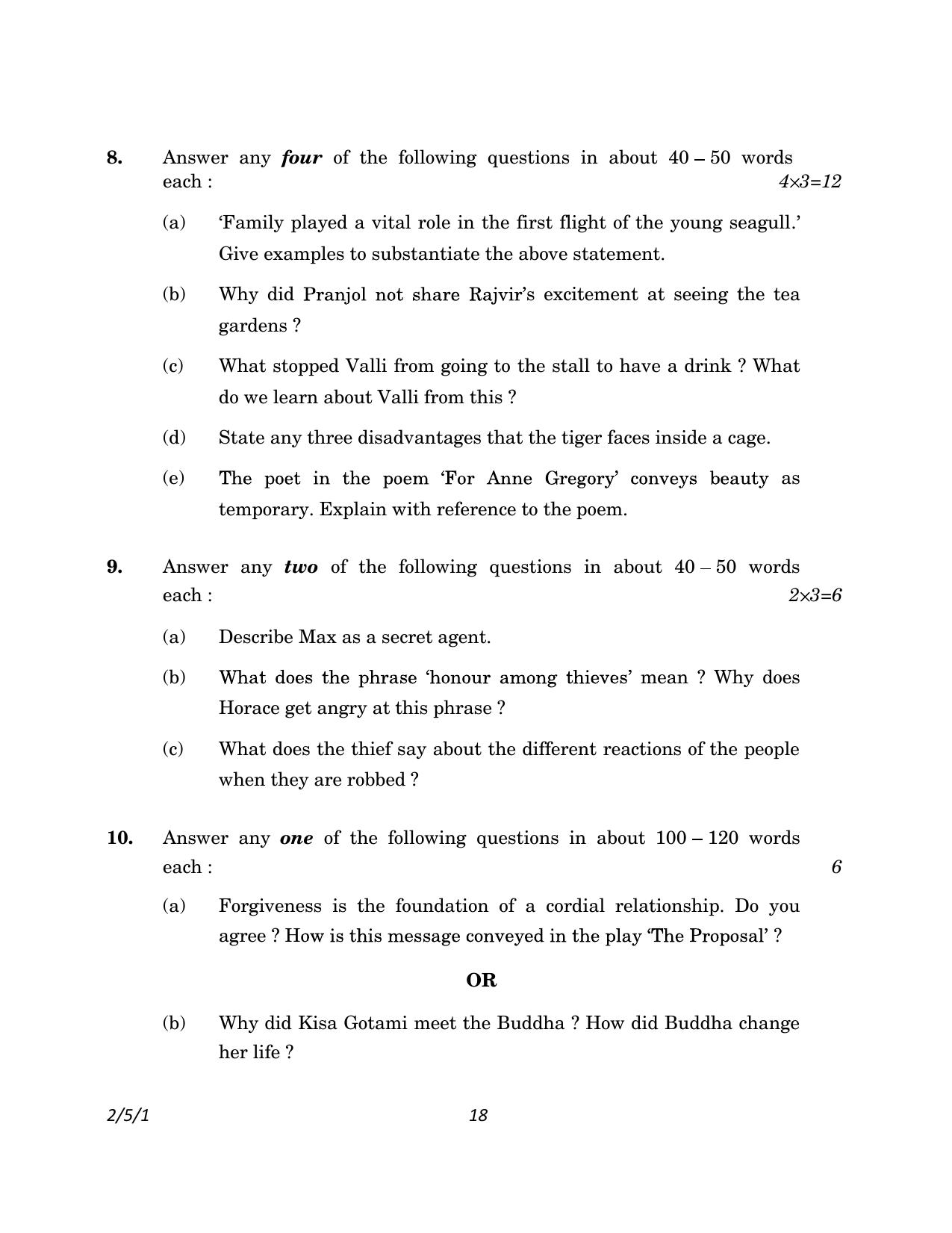 CBSE Class 10 2-5-1_English Language And Literature 2023 Question Paper - Page 18