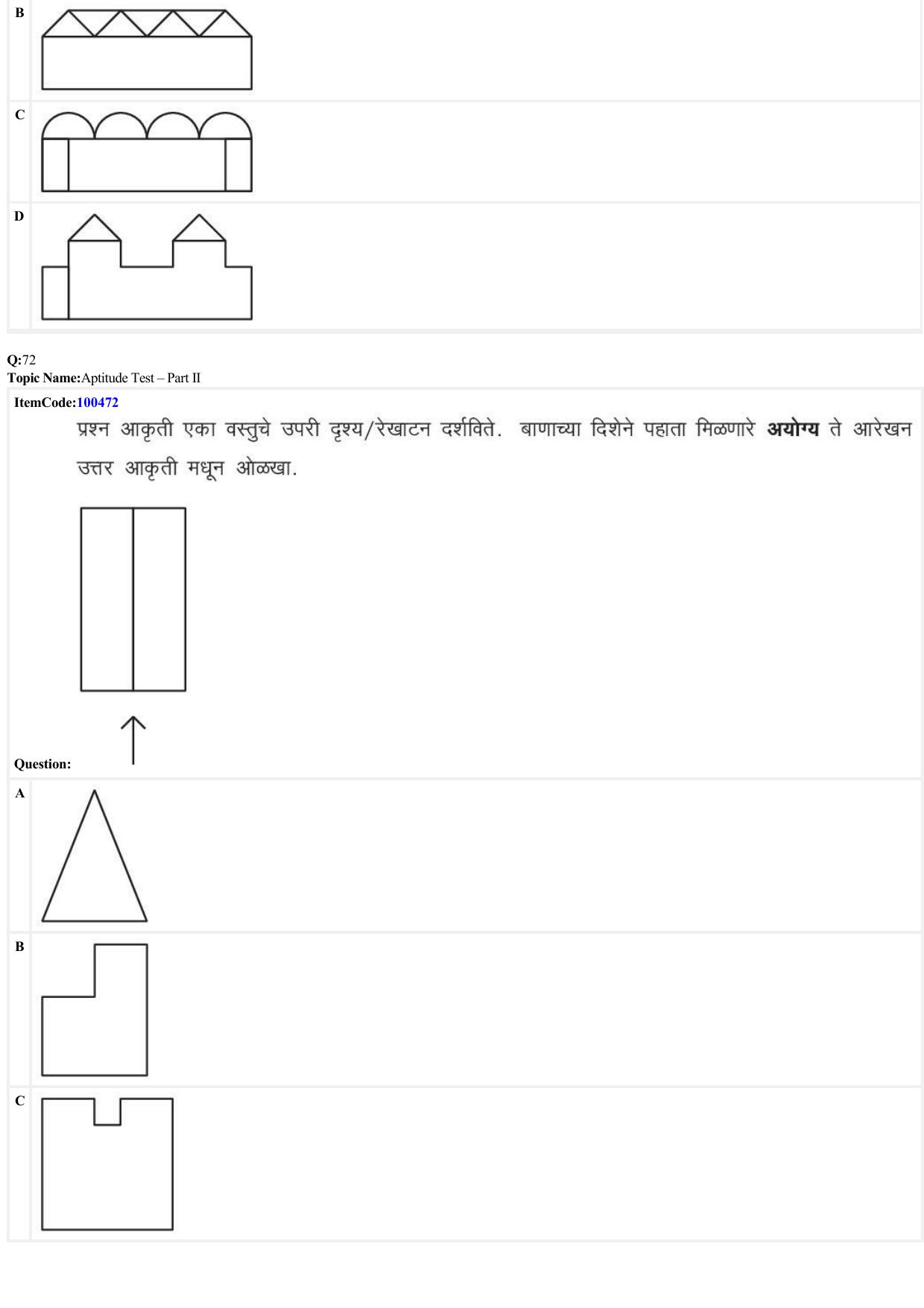 JEE Mains 2022: B Arch & B Planning Marathi (Shift 1) 23-06-2022 Question Paper - Page 30