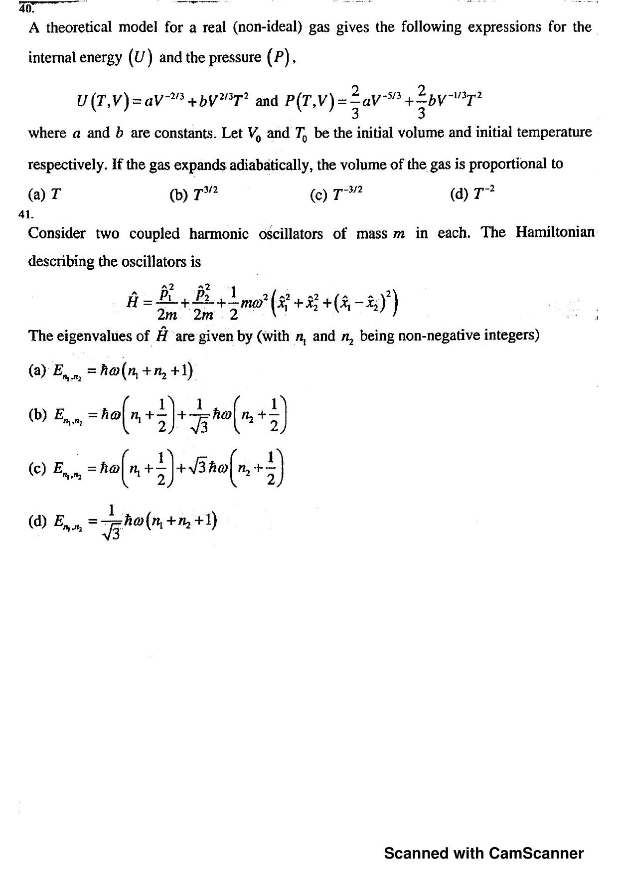 JEST 2018 Physics Question Paper with  Answer key - Page 13