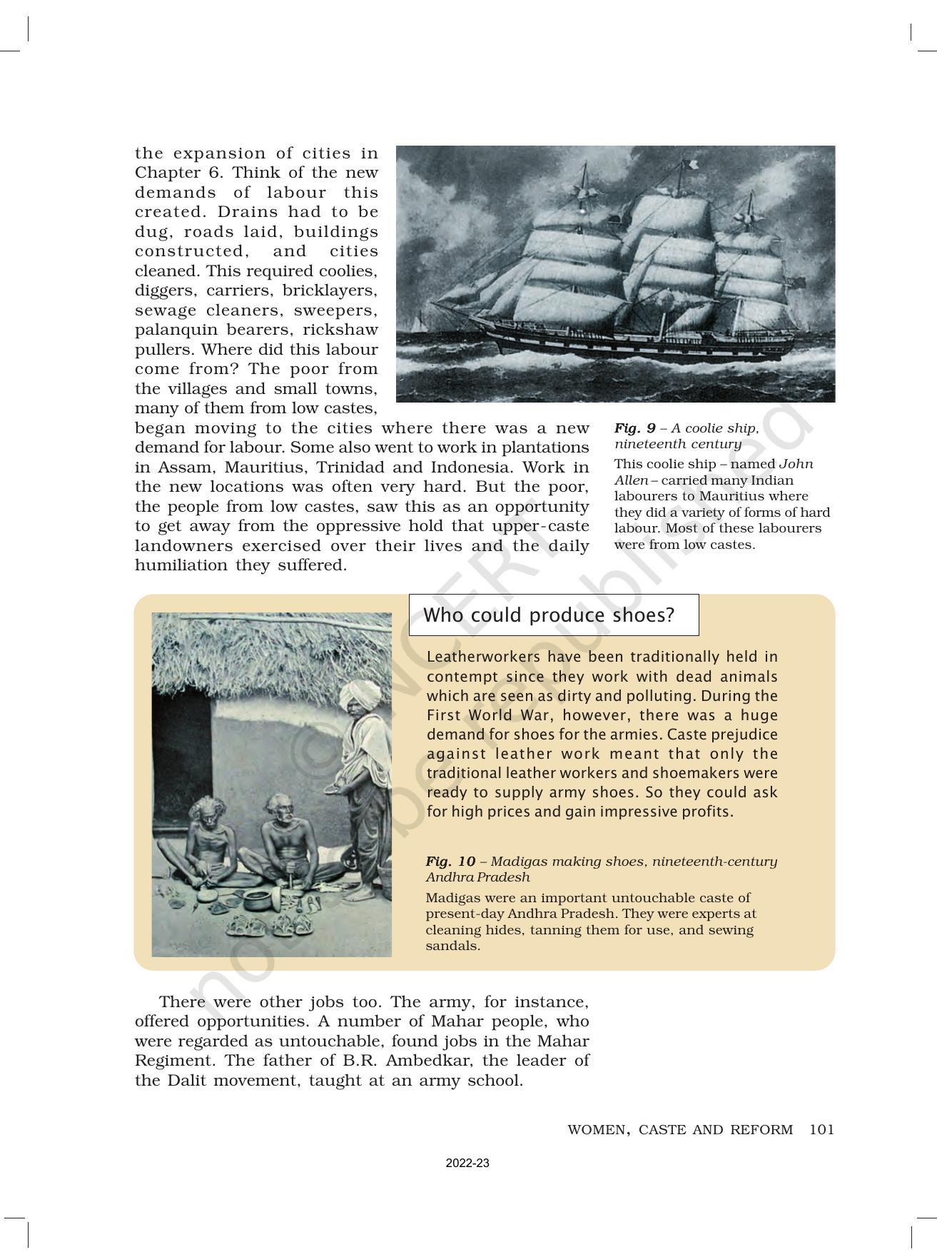 NCERT Book for Class 8 History Chapter 9 Women, Caste and Reform - Page 8