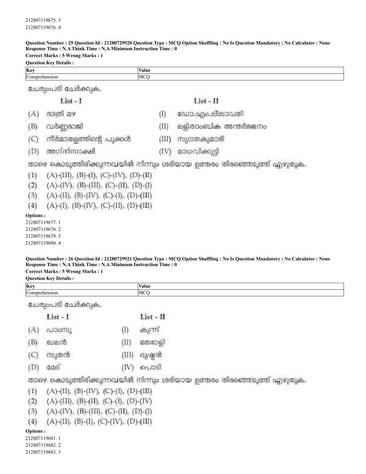 CUET 2023 Domestic Shift 2 Question Papers - 21 June 2023 - Page 23