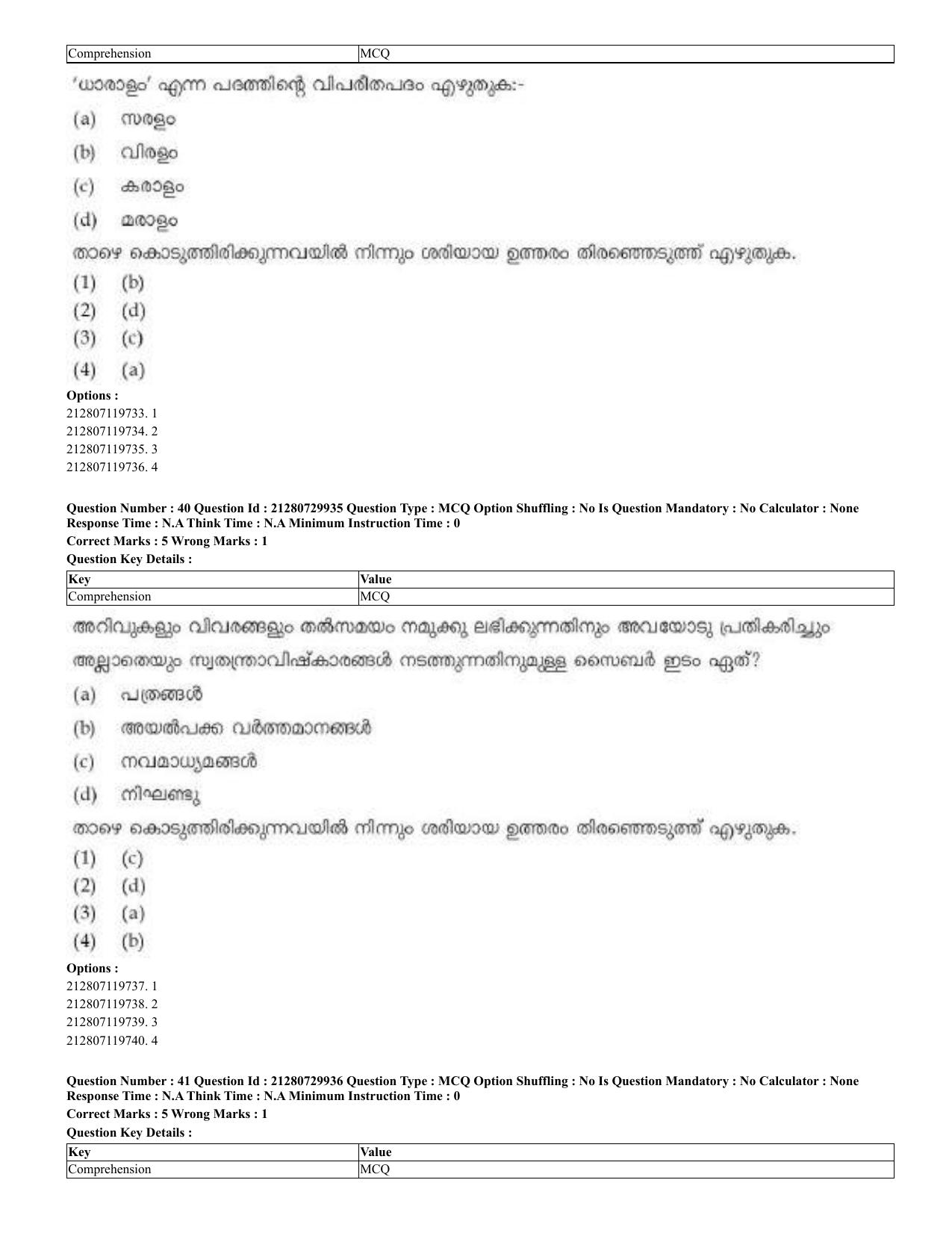CUET 2023 Domestic Shift 2 Question Papers - 21 June 2023 - Page 30