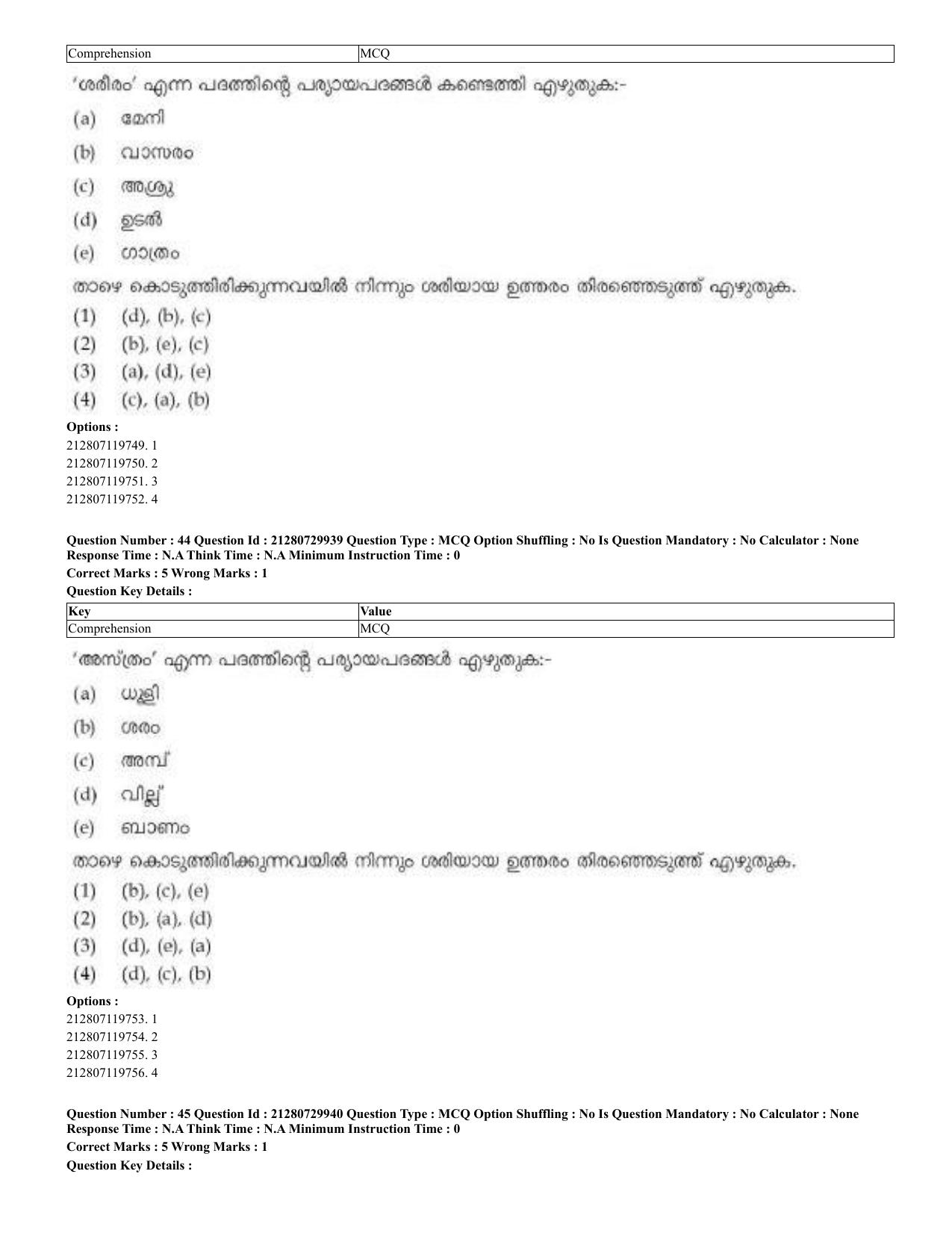 CUET 2023 Domestic Shift 2 Question Papers - 21 June 2023 - Page 32