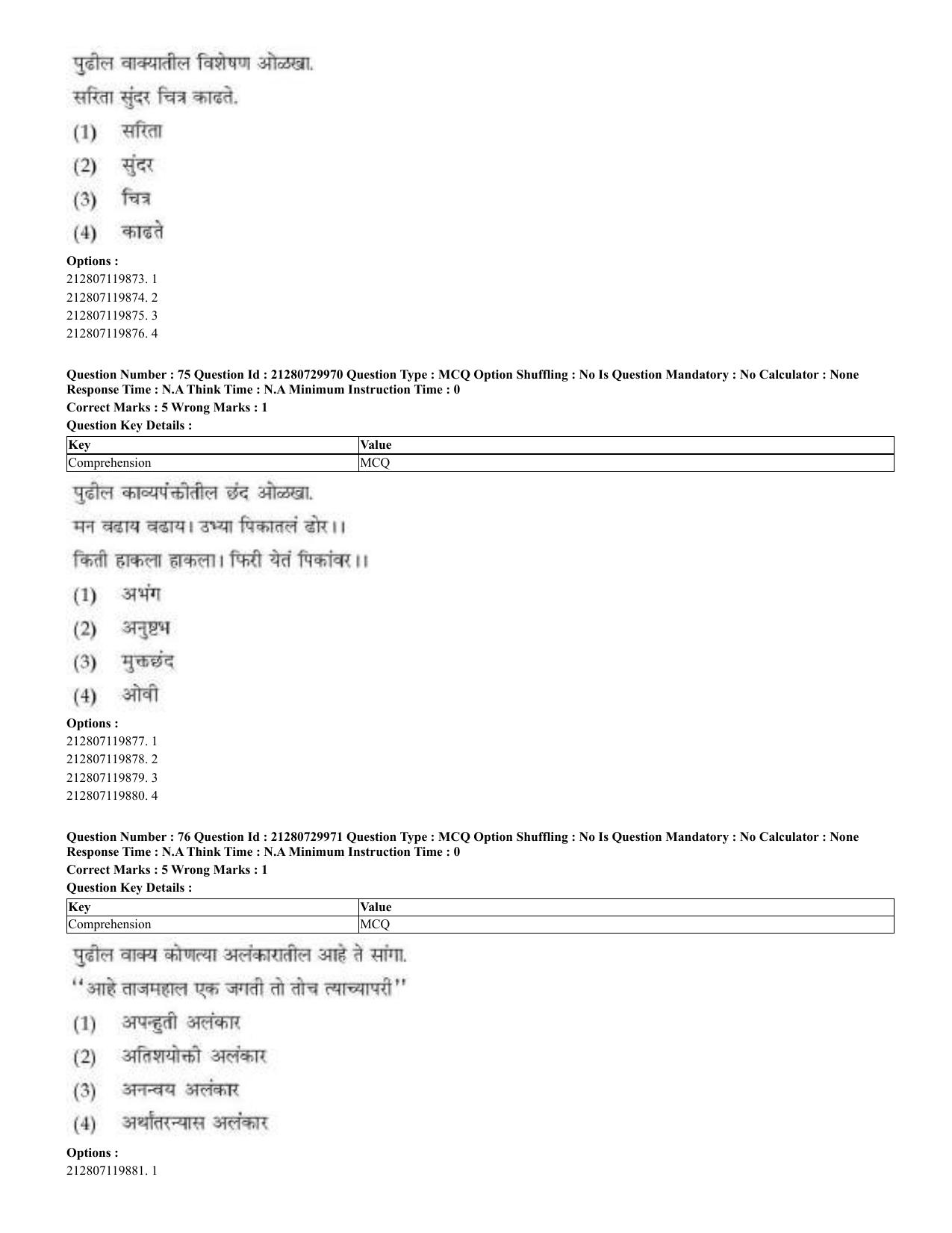 CUET 2023 Domestic Shift 2 Question Papers - 21 June 2023 - Page 55