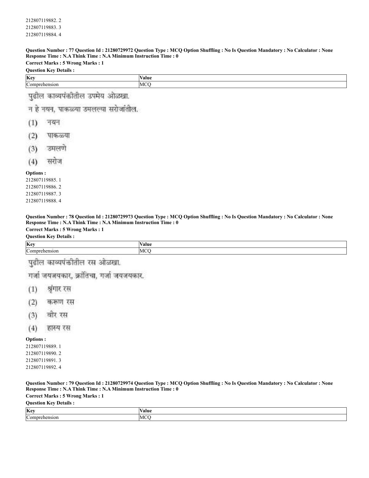 CUET 2023 Domestic Shift 2 Question Papers - 21 June 2023 - Page 56