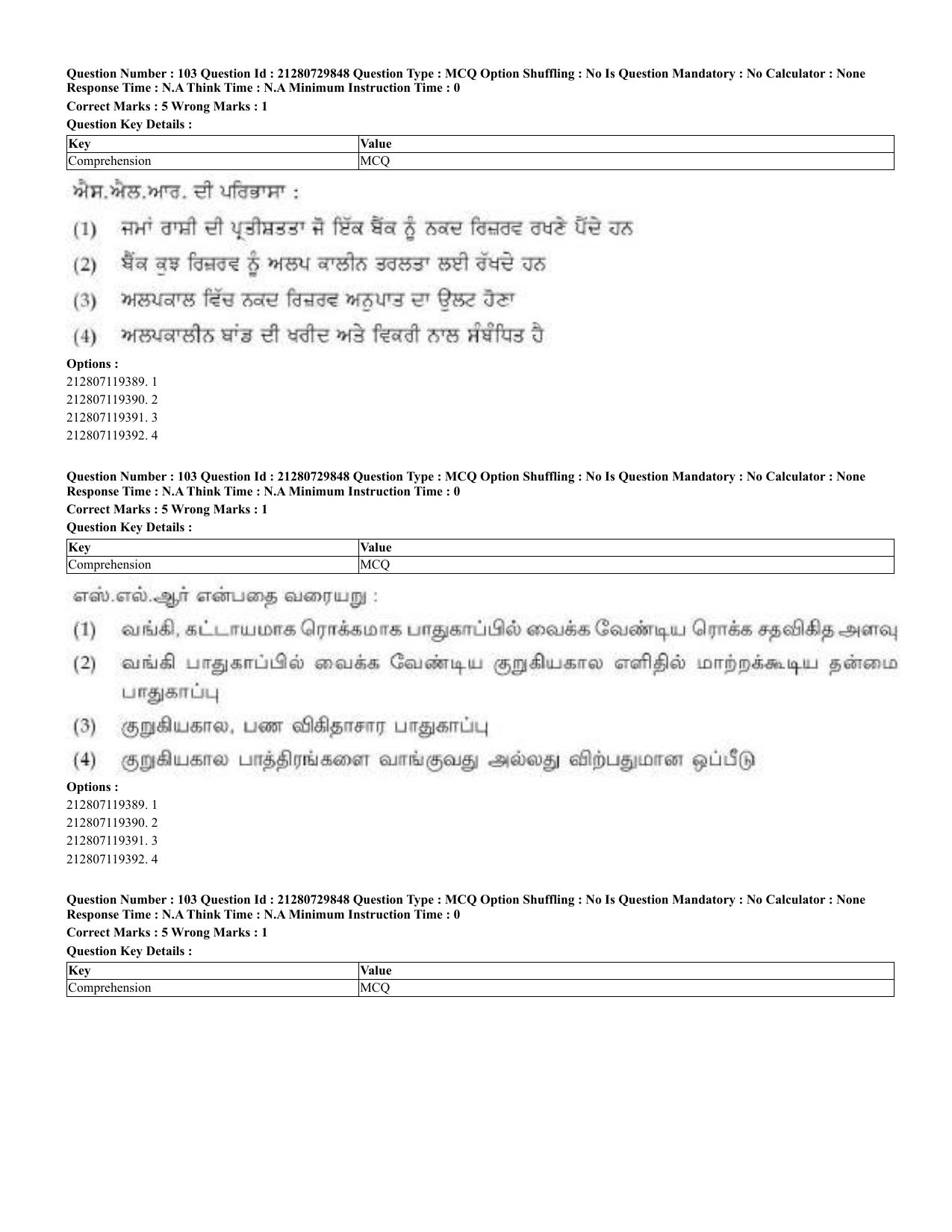 CUET 2023 Domestic Shift 2 Question Papers - 21 June 2023 - Page 80