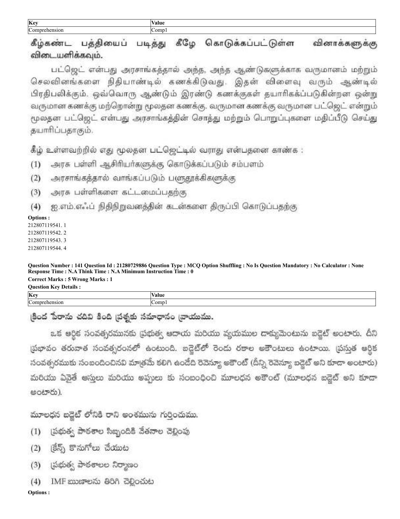 CUET 2023 Domestic Shift 2 Question Papers - 21 June 2023 - Page 301