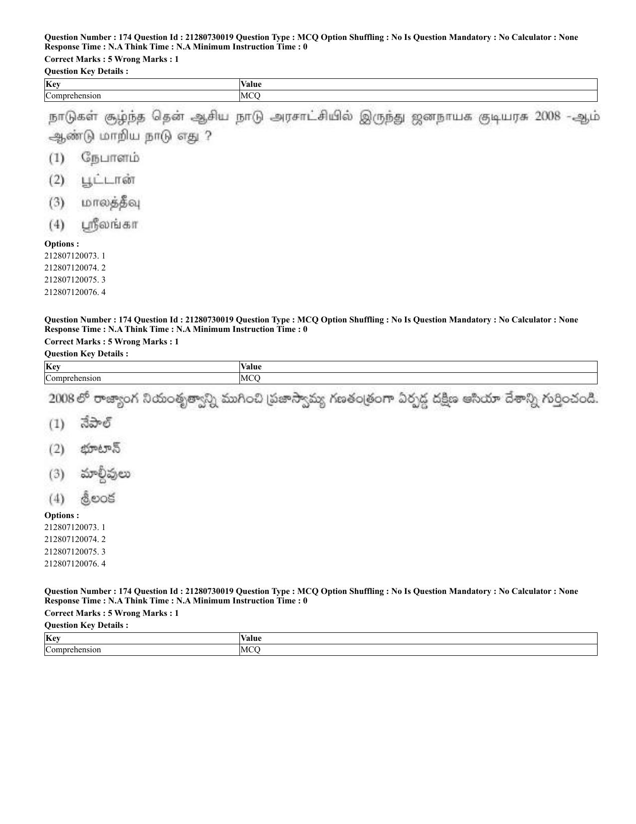 CUET 2023 Domestic Shift 2 Question Papers - 21 June 2023 - Page 492