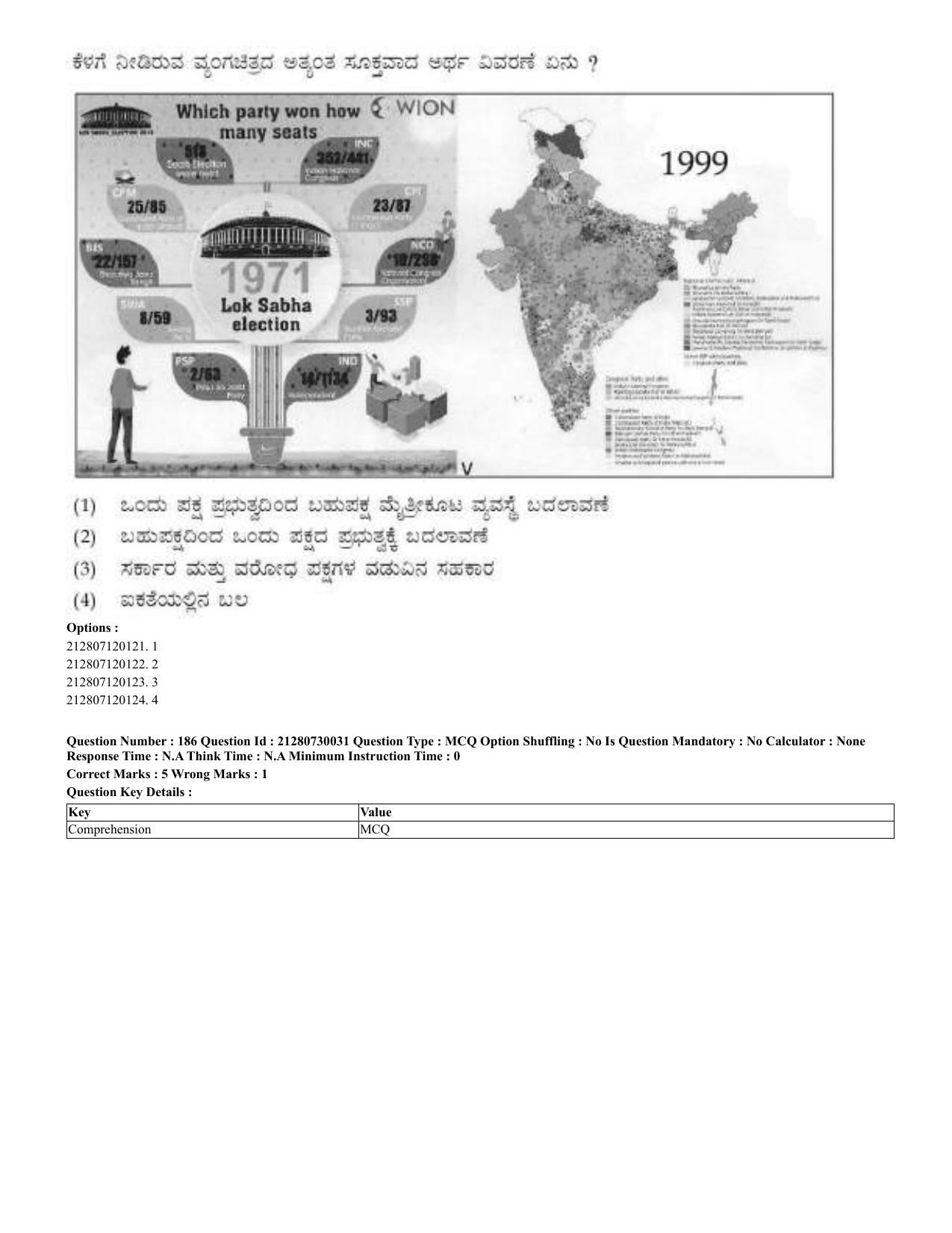 CUET 2023 Domestic Shift 2 Question Papers - 21 June 2023 - Page 558