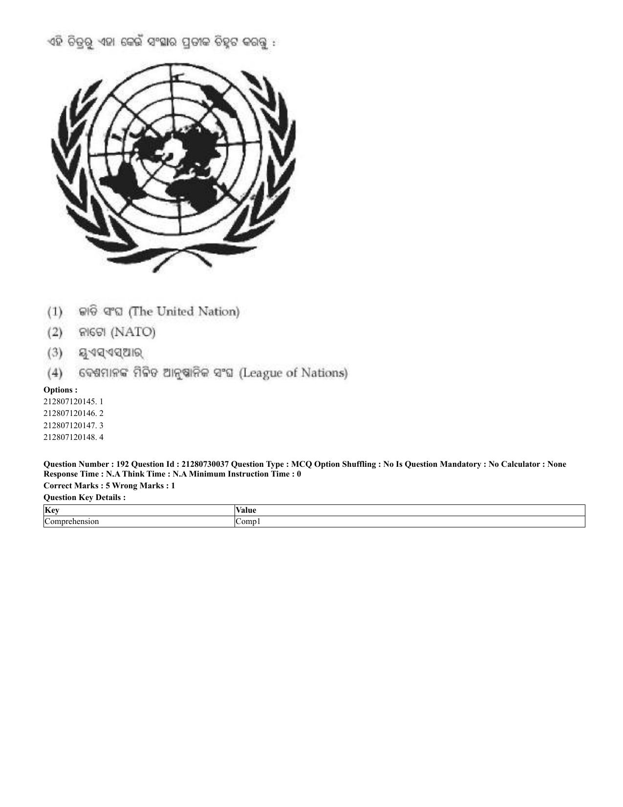 CUET 2023 Domestic Shift 2 Question Papers - 21 June 2023 - Page 596
