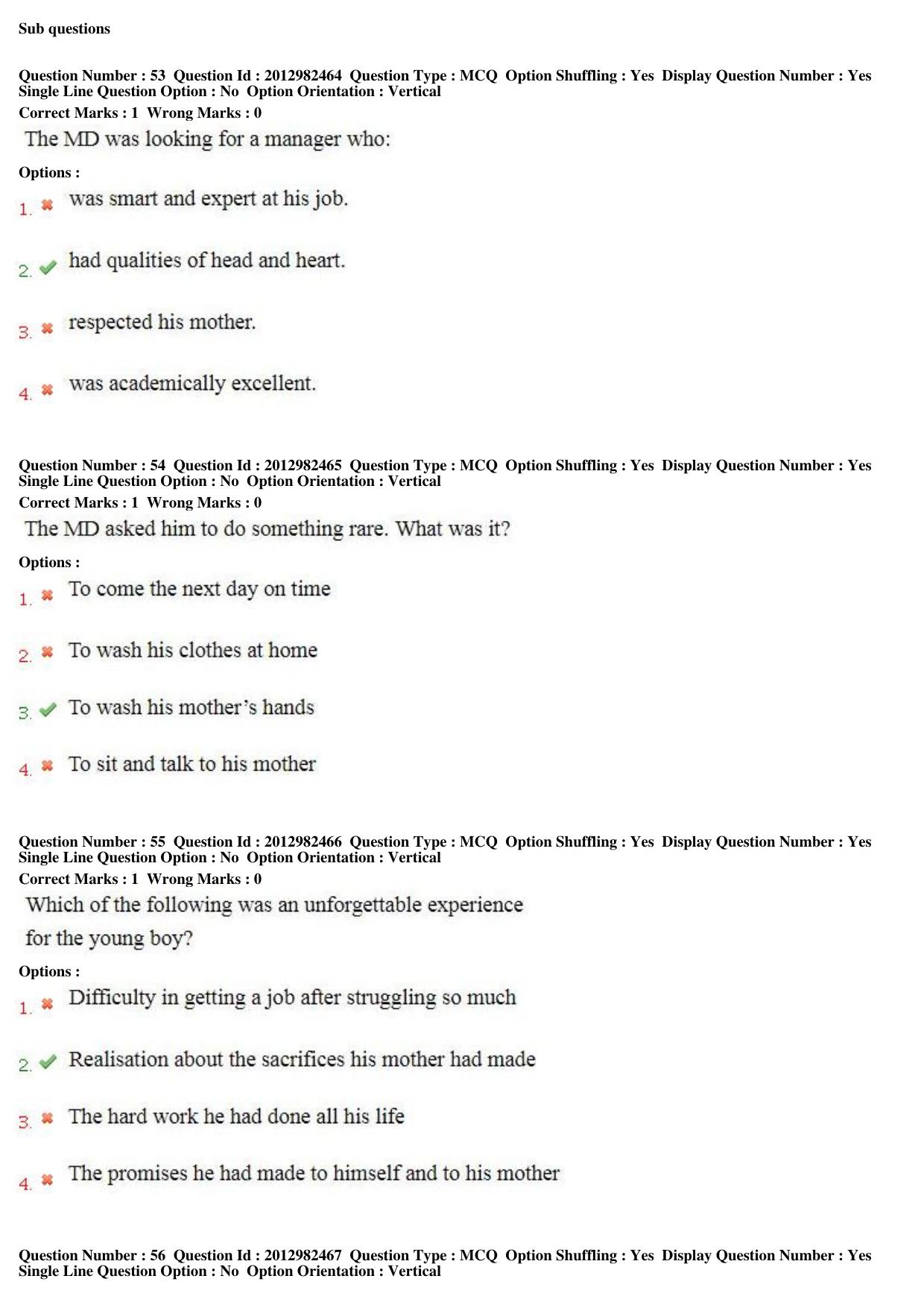 MP CPCT 27th April 2019 Scribe CPCT Question Paper Shift 2 - Page 37