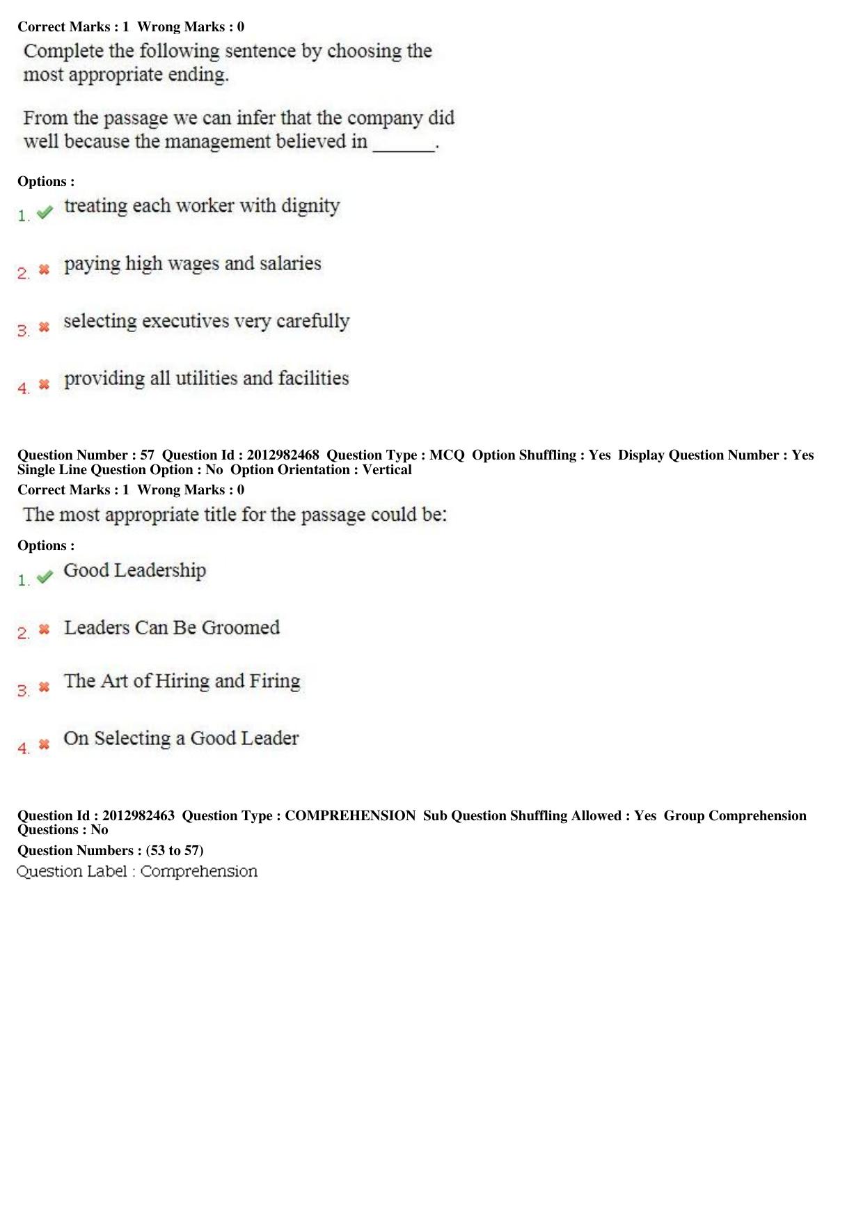 MP CPCT 27th April 2019 Scribe CPCT Question Paper Shift 2 - Page 38