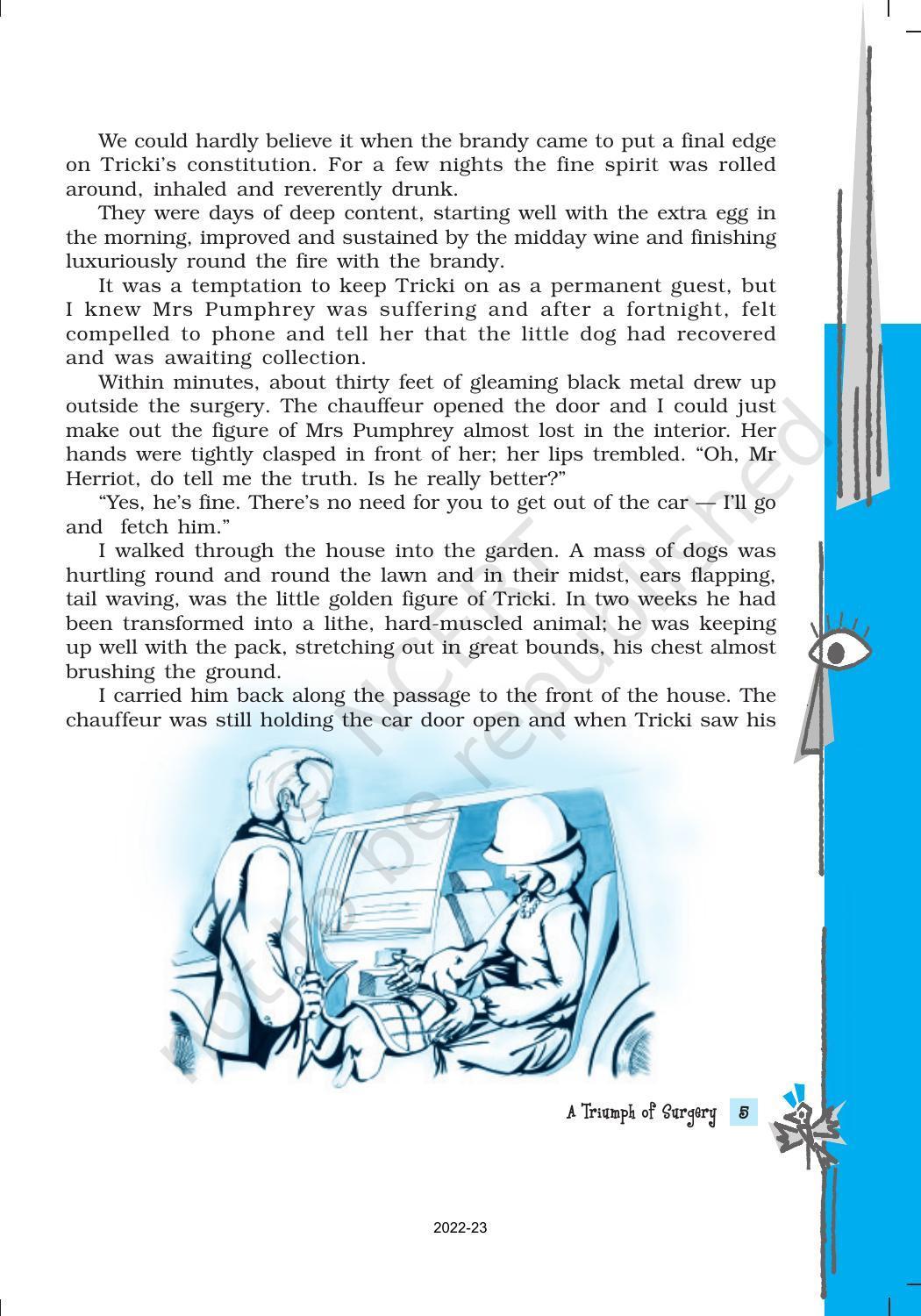 NCERT Book for Class 10 English Footprints Without Feet Chapter 1 A Triumph of Surgery - Page 5