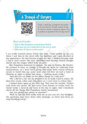 NCERT Book for Class 10 English Footprints Without Feet Chapter 1 A Triumph of Surgery