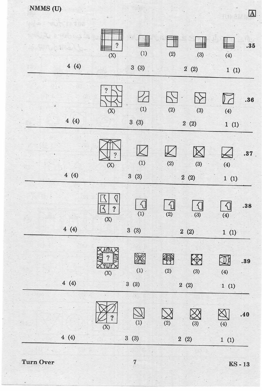 NMMS Feb 2021 - Booklet Code-A (Urdu Medium) - Page 7