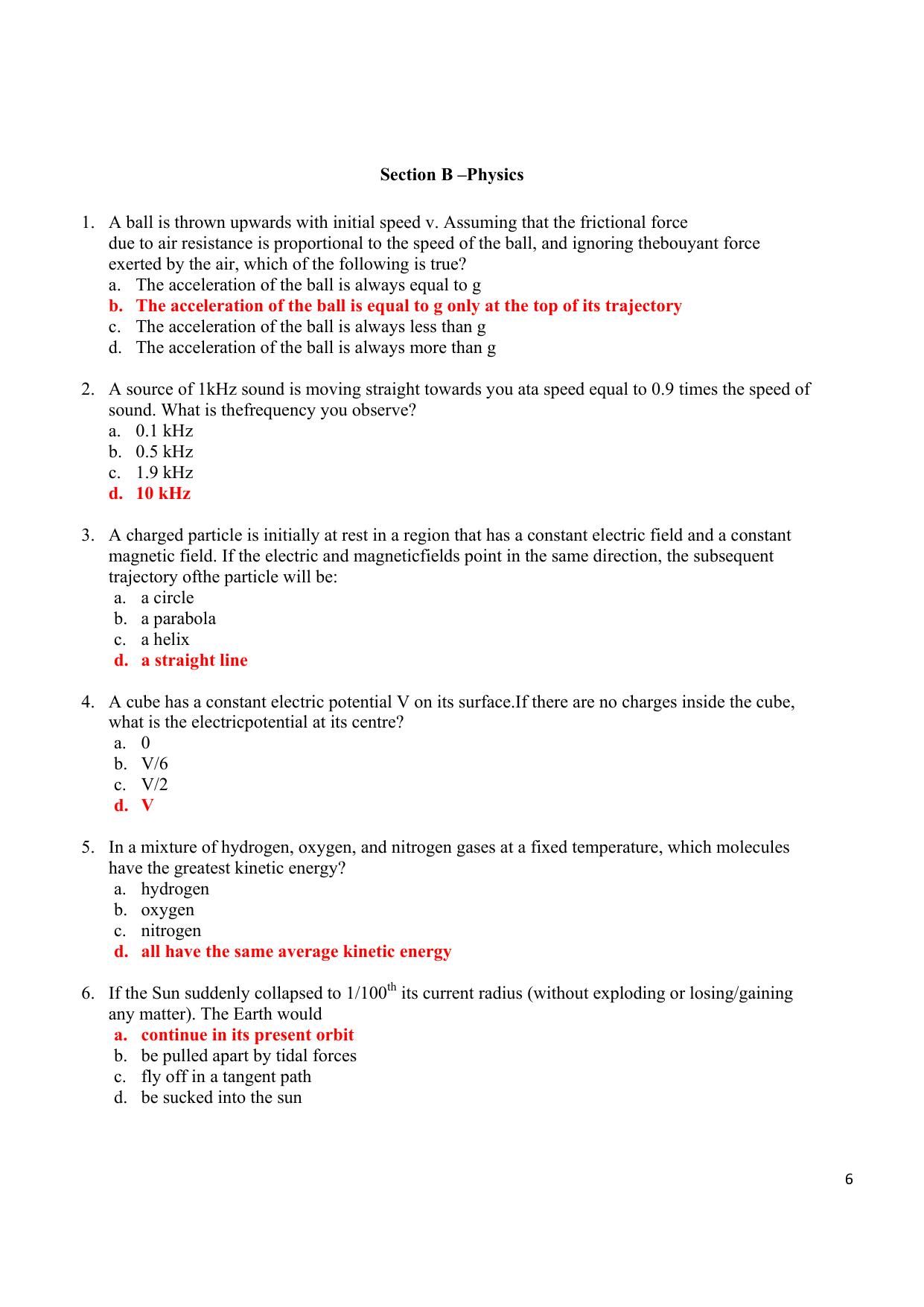 JGEEBILS Biology Answer Keys 2013 - Page 6