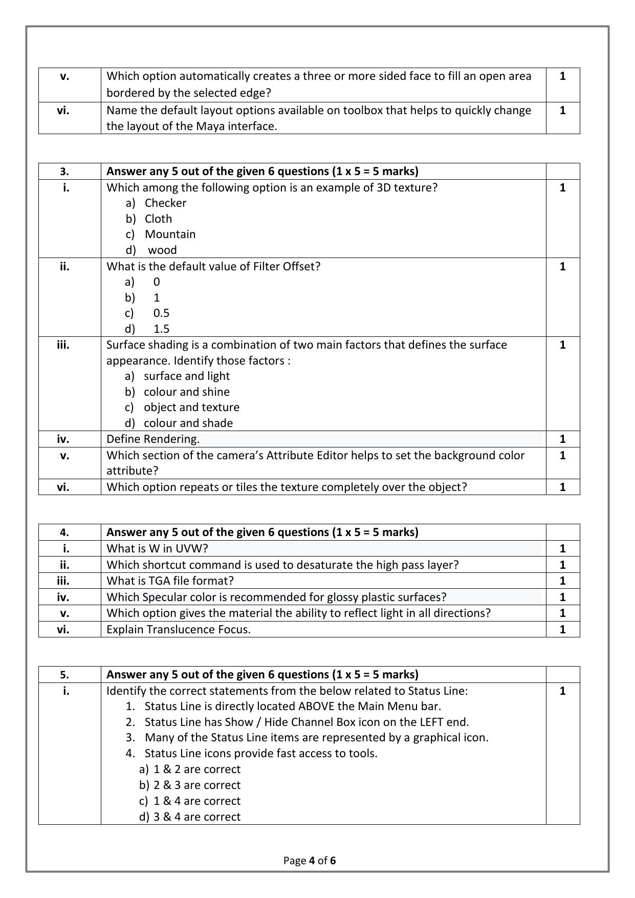 CBSE Class 10 (Skill Education) Multi Media 2024 Sample Paper - Page 4