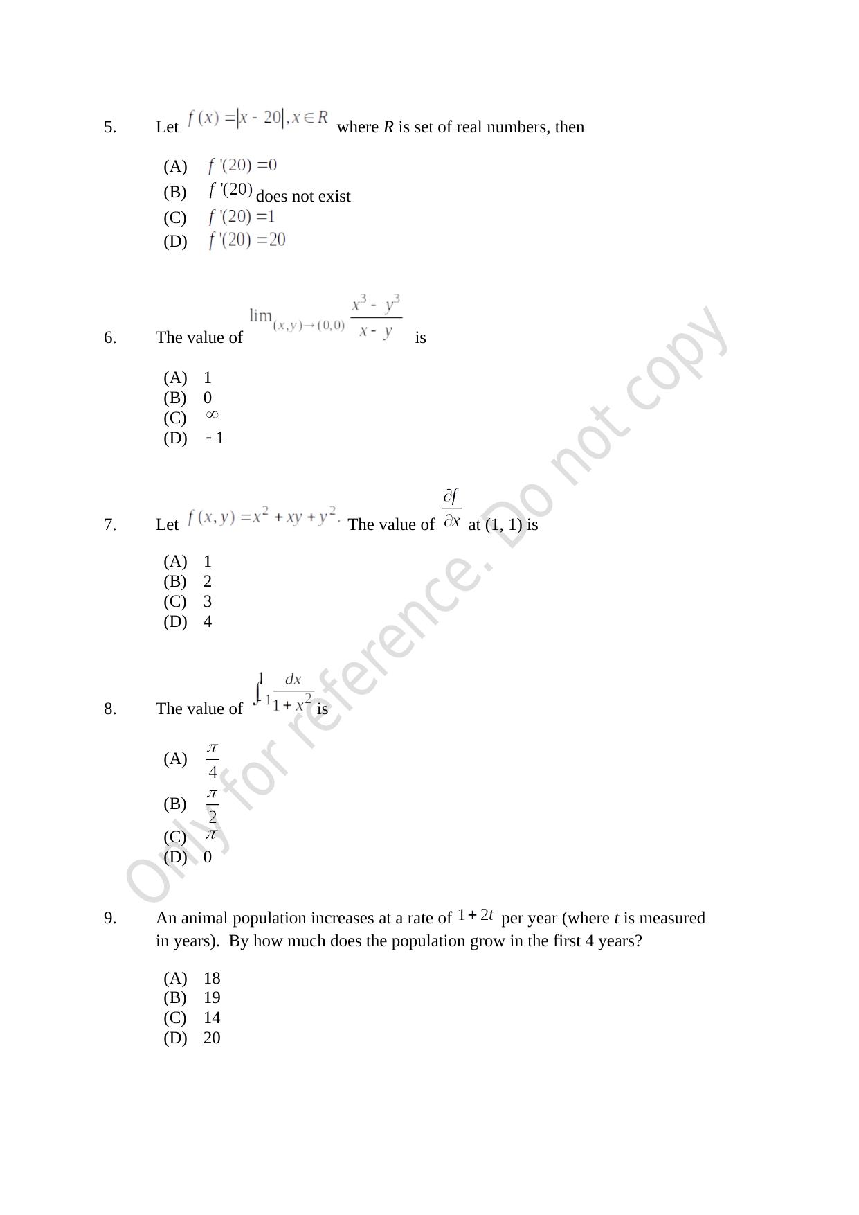 CUSAT CAT 2021 M.Voc Mobile Phone Applications Development Question Paper - Page 2