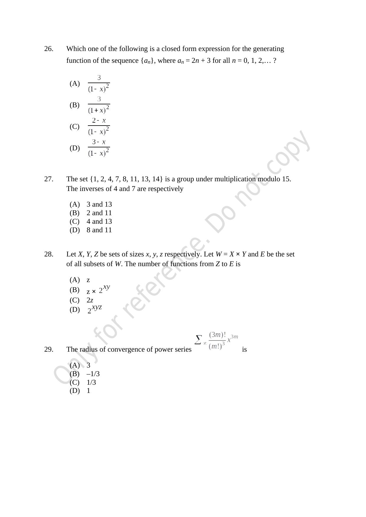CUSAT CAT 2021 M.Voc Mobile Phone Applications Development Question Paper - Page 6